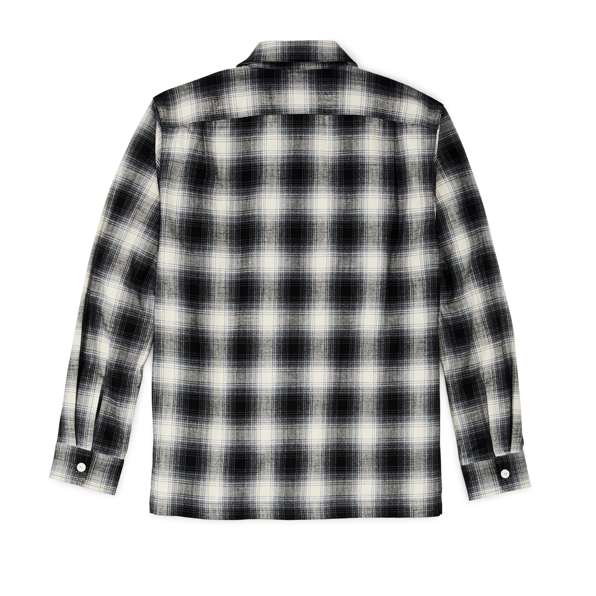 Elk Heights Camp Shirt - Black / Gray Shadow Plaid