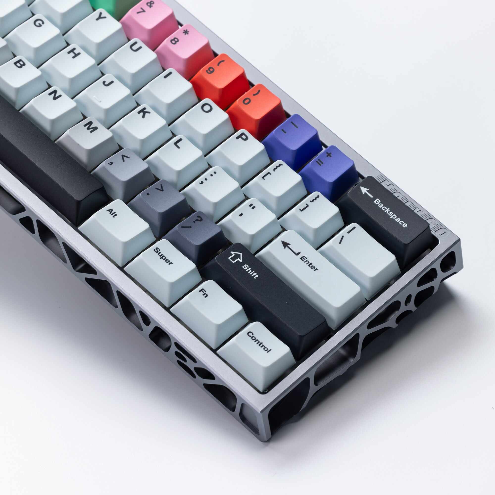 Ready to use Holy60 Keyboard Dark Gray with PBTfans No Signal