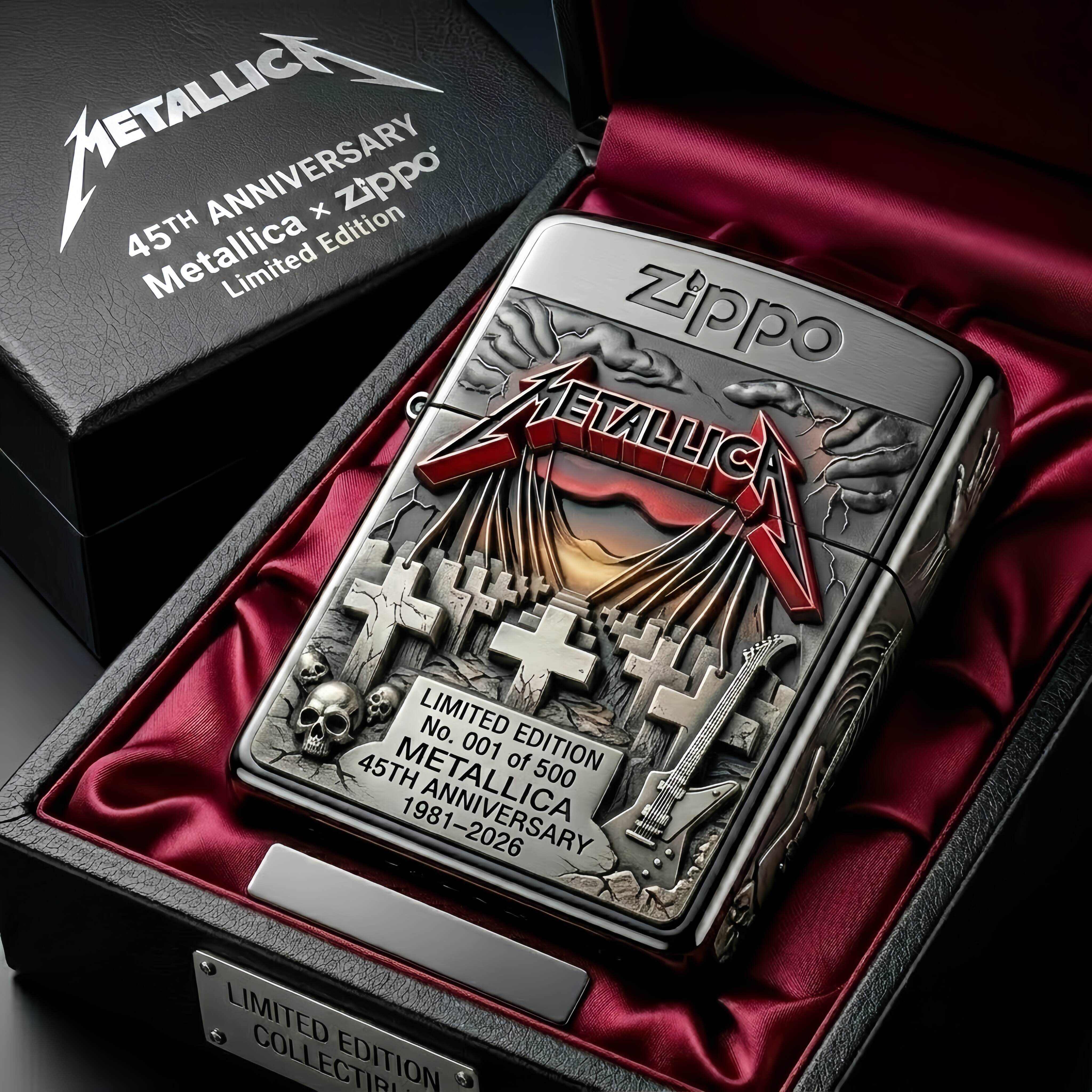 Metallica 45th Anniversary Zippo