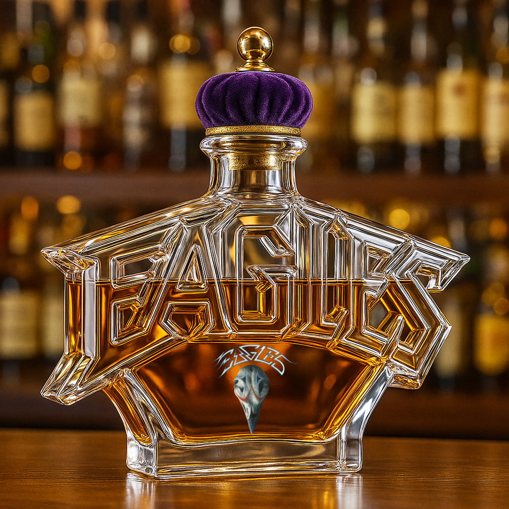 THE EAGLES Whiskey Bottle