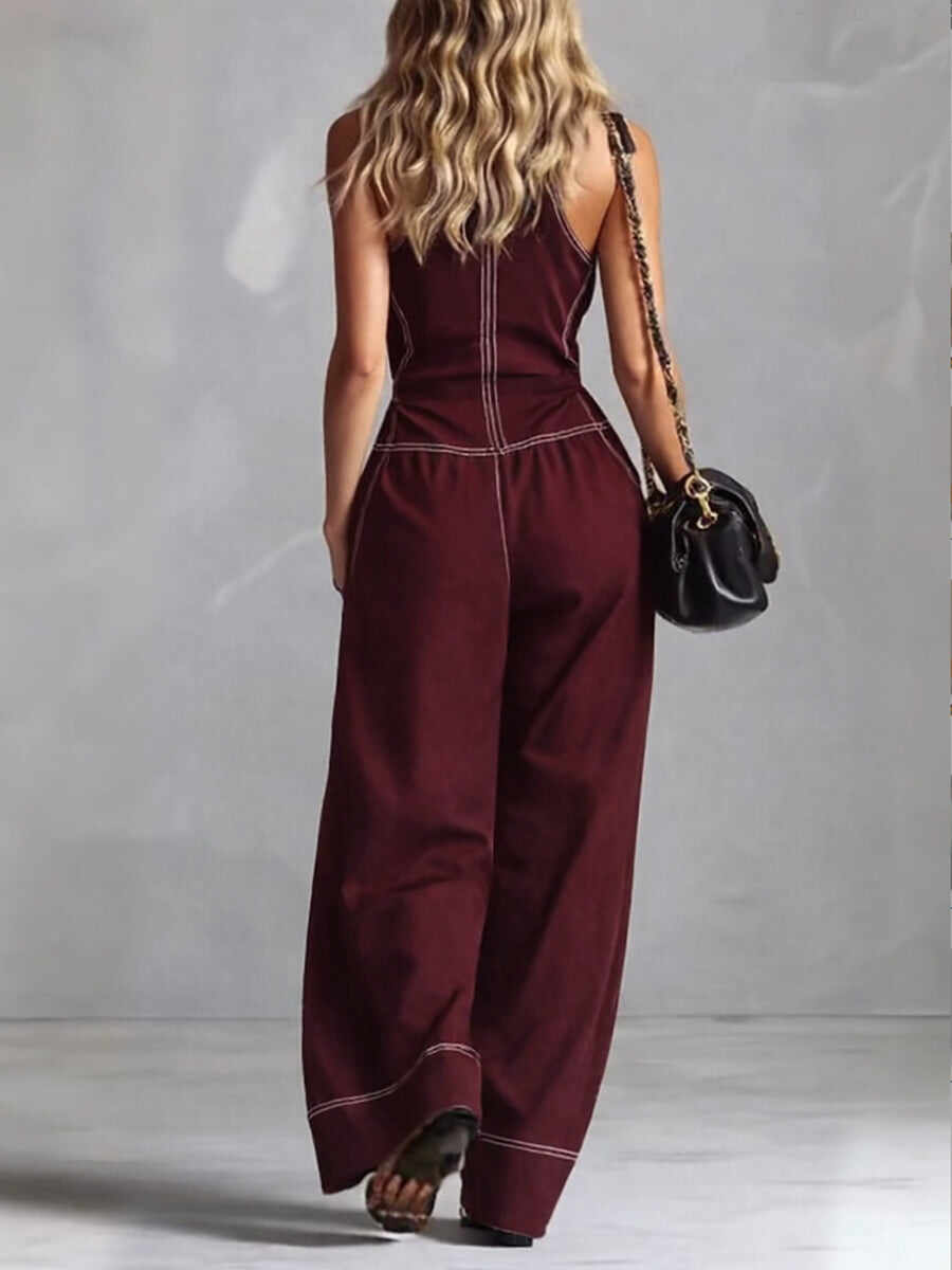 🔥Summer Arrivals🌟🔥 Casual Zippered Cotton Jumpsuit — The Ultimate Everyday Must-Have