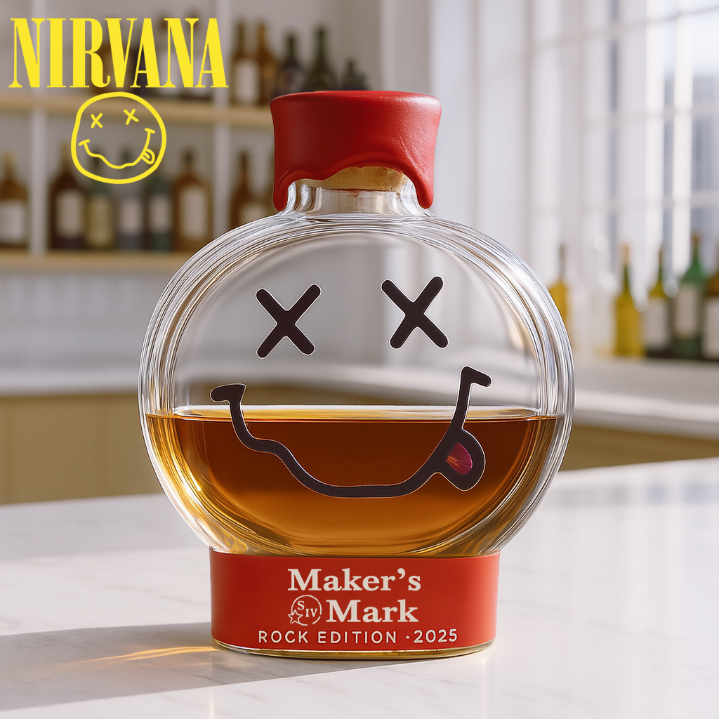Nirvana Whiskey Bottle