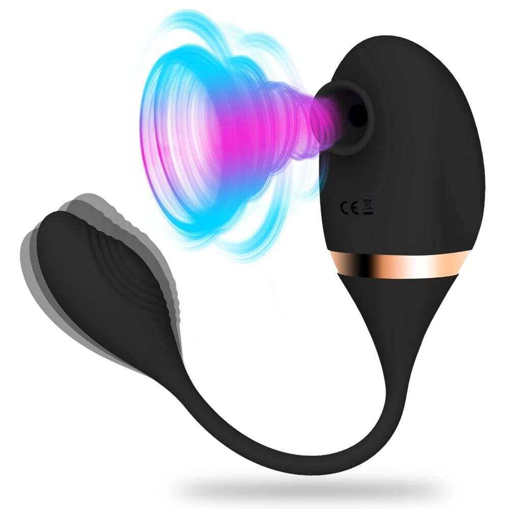 2-in-1 Clitoris Sucking & Vibrating Egg: Powerful Stimulator for Women