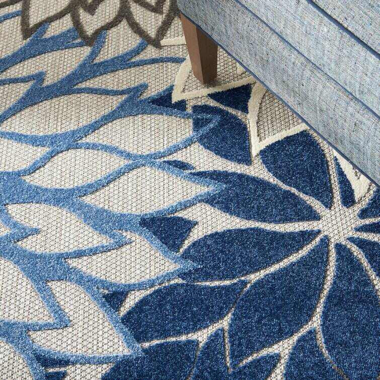 Miraloma Green/Red/Orange Indoor/Outdoor Rug