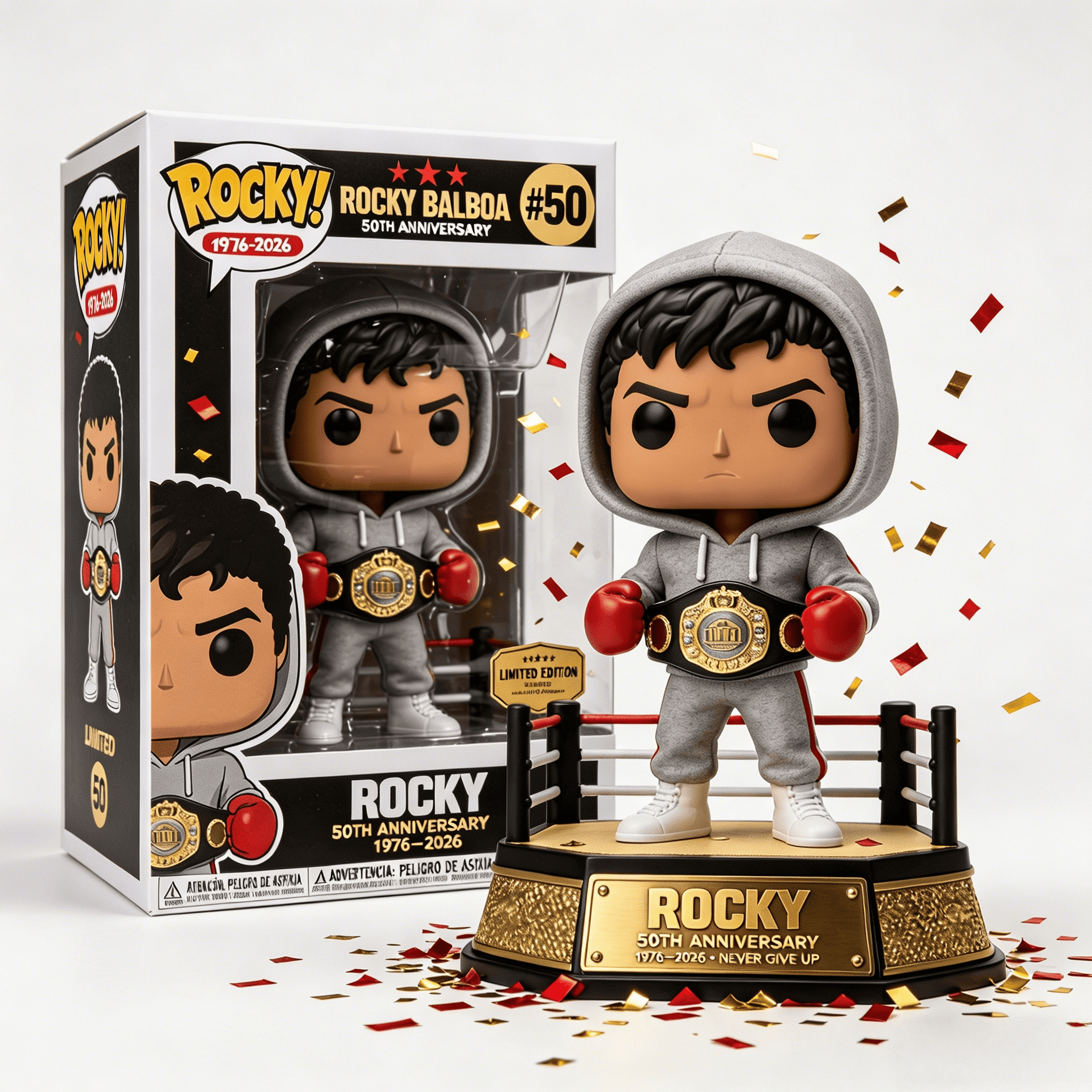 🥊 Rocky Balboa 50th Anniversary Funko Pop!- Limited Edition!
