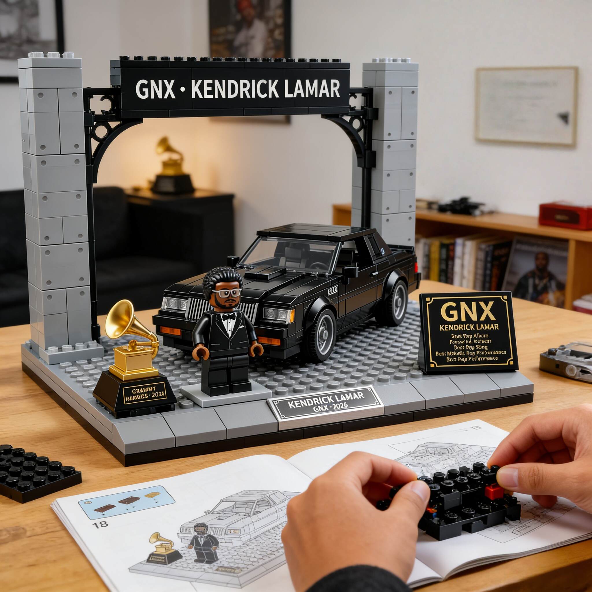 🎤🏆 GNX – Kendrick Lamar Grammy-Winning Era · Collector Display Edition