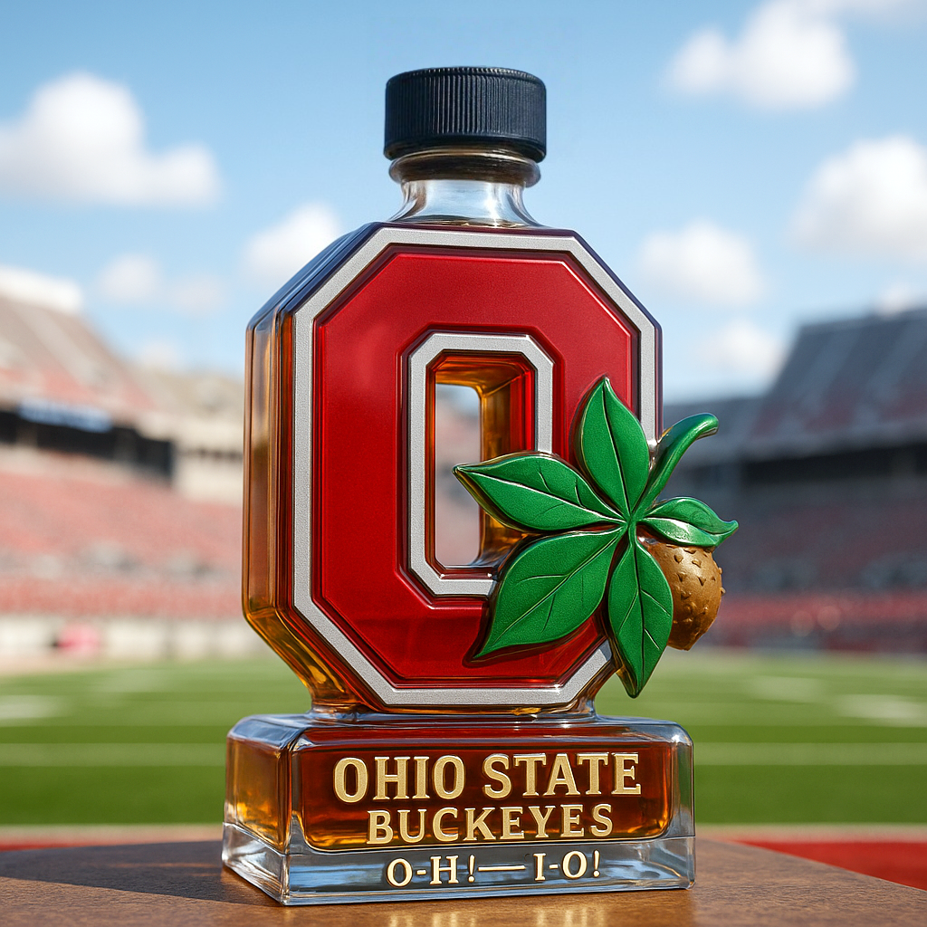 Ohio State Buckeyes Limited-Edition Whiskey Bottle