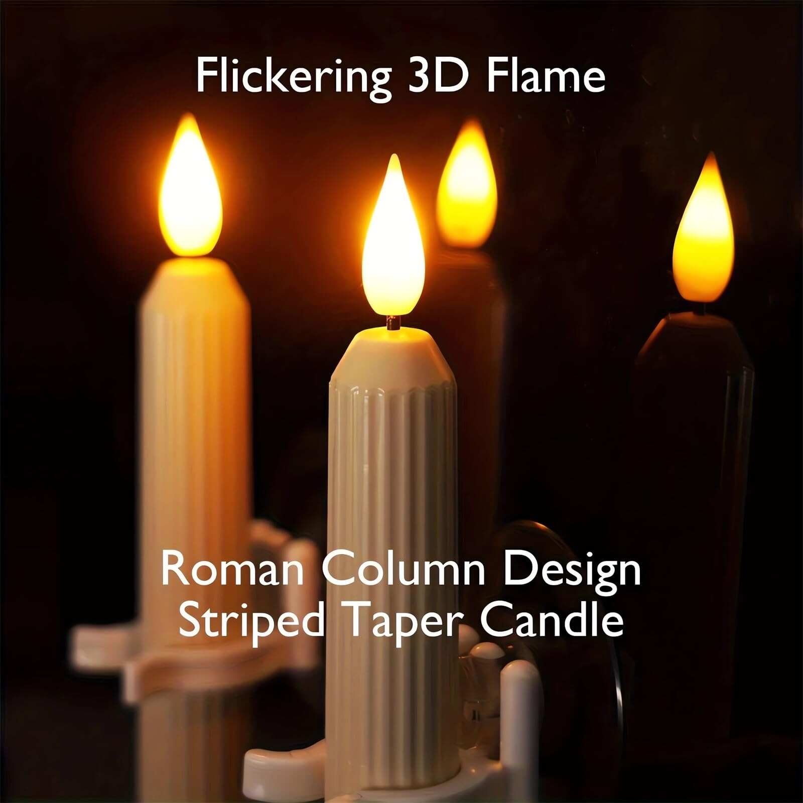 💥ON SALE💥6 Pack Flameless LED Window Candles with Dusk to Dawn Sensor  & Suction Cups🕯️