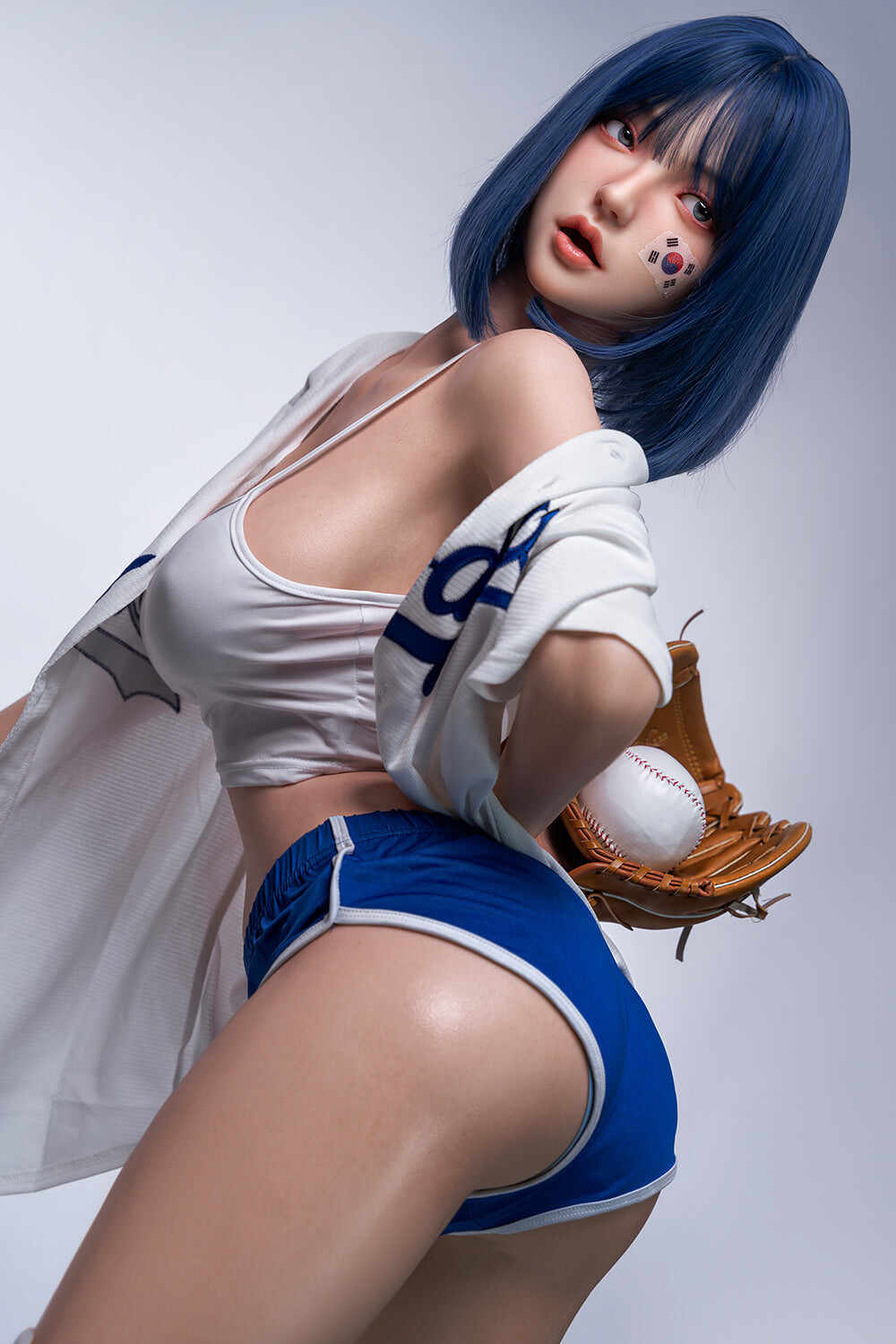 Carol 5ft18 /158cm Full Silicone Realistic South Korea Girl Sex Doll For Blowjob
