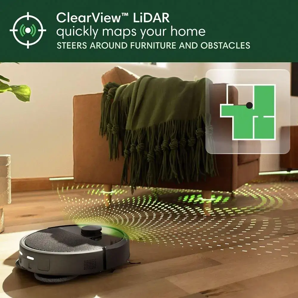 GoodfindDeals Plus 405 Robot Vacuum & Mop, Auto Wash Dock, Strong Suction