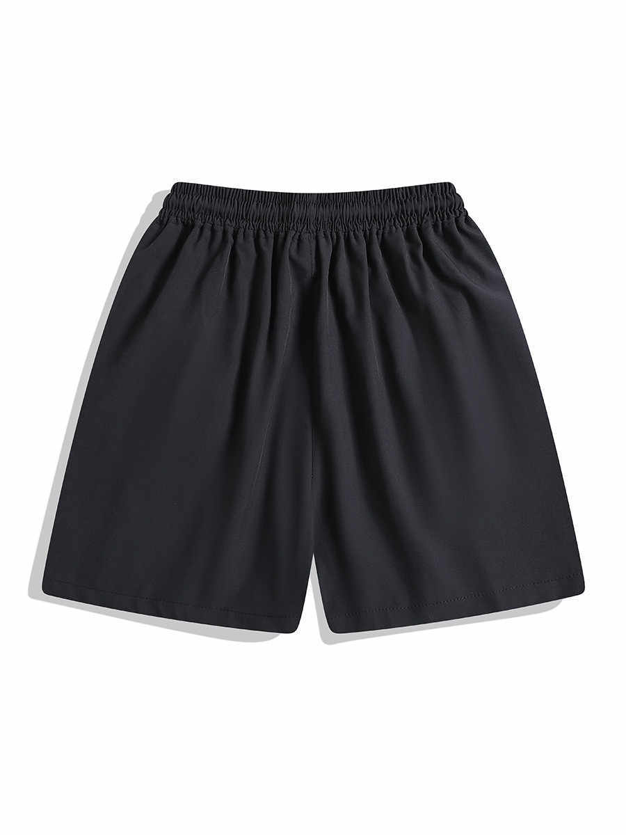 Quick-drying Contrast Color Sports Shorts Training Fitness Casual Pants