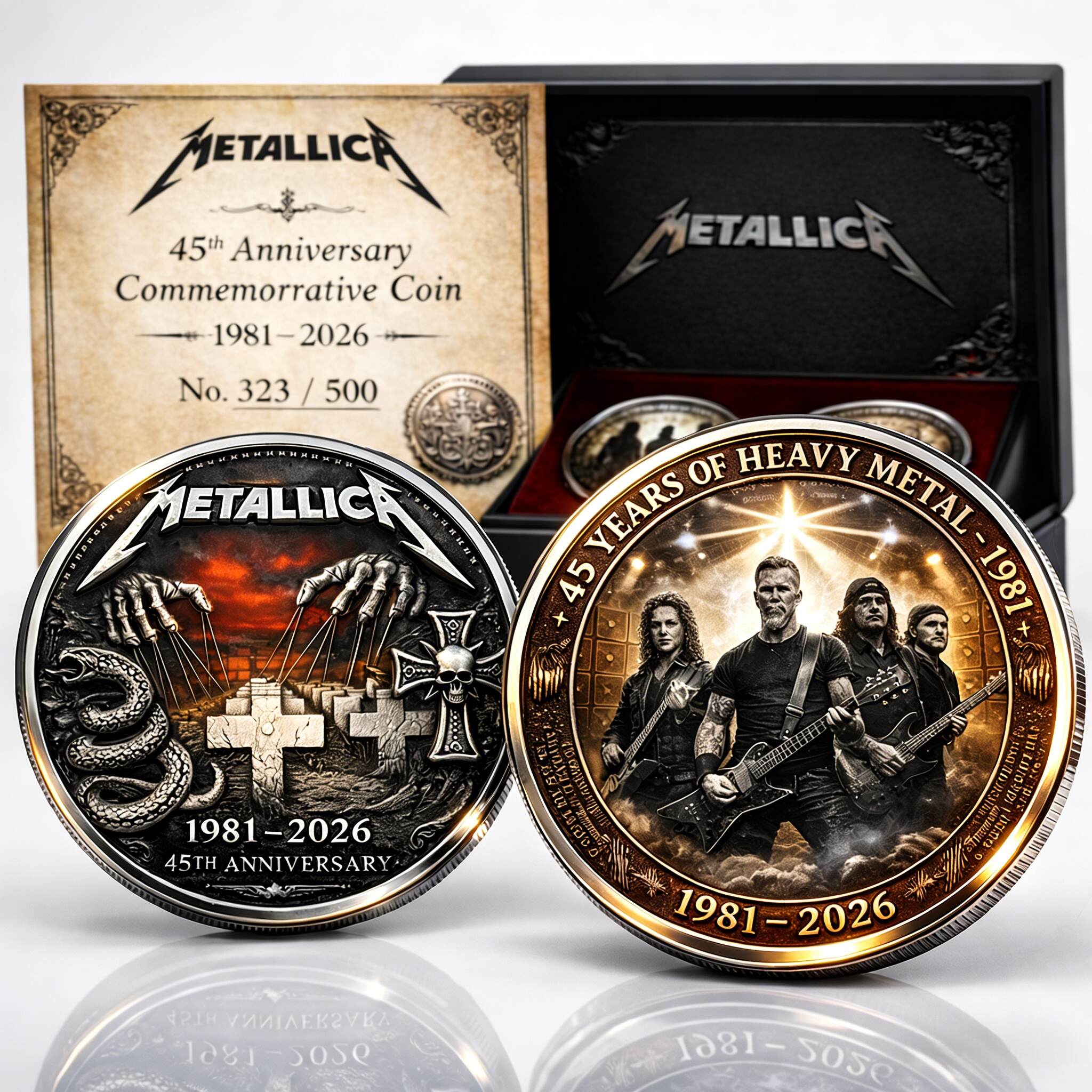 Metallica–45th Anniversary Commemorative Coin