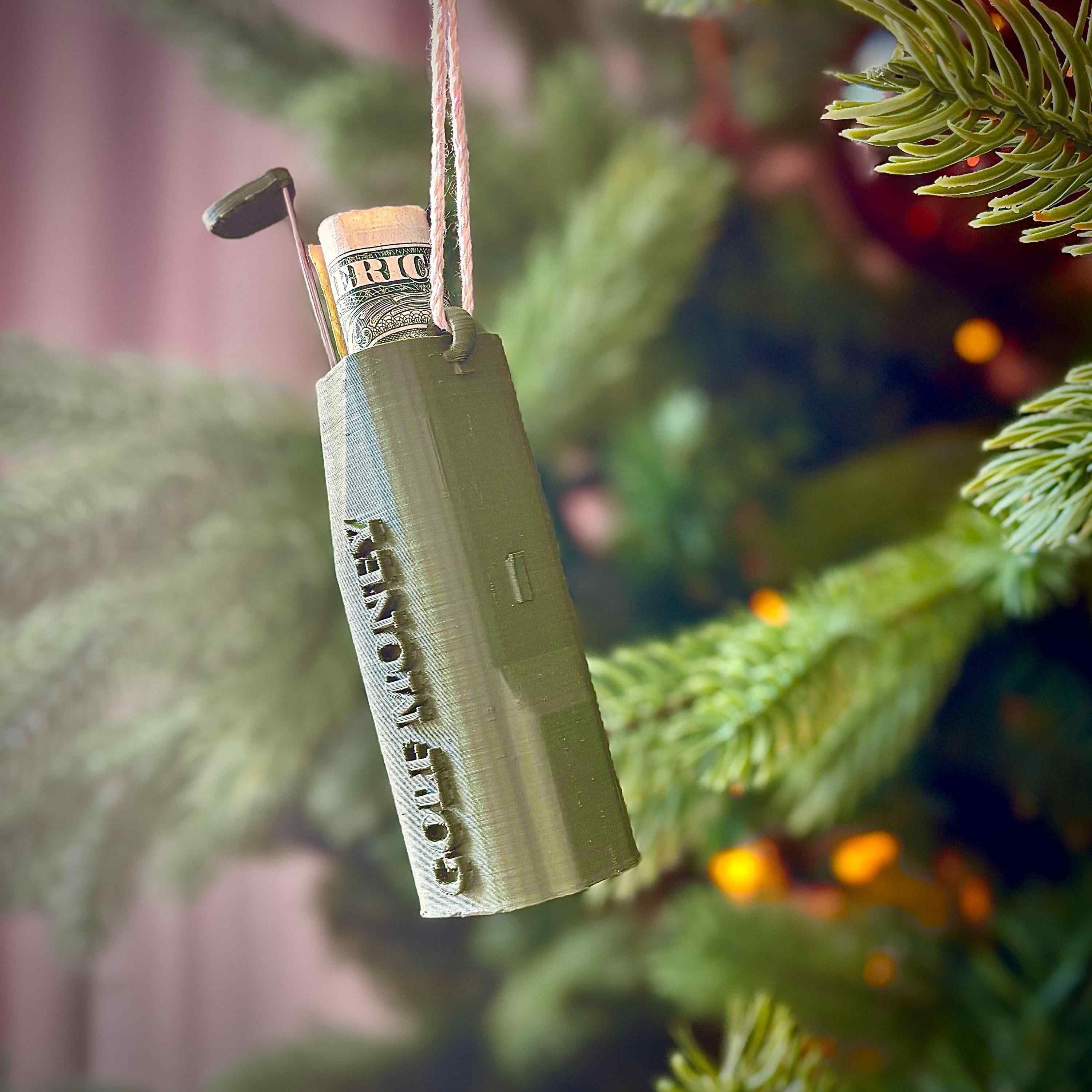 Golf Bag Money Holder Ornament