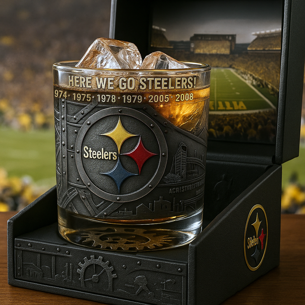 Steel City Glory Whiskey Glass