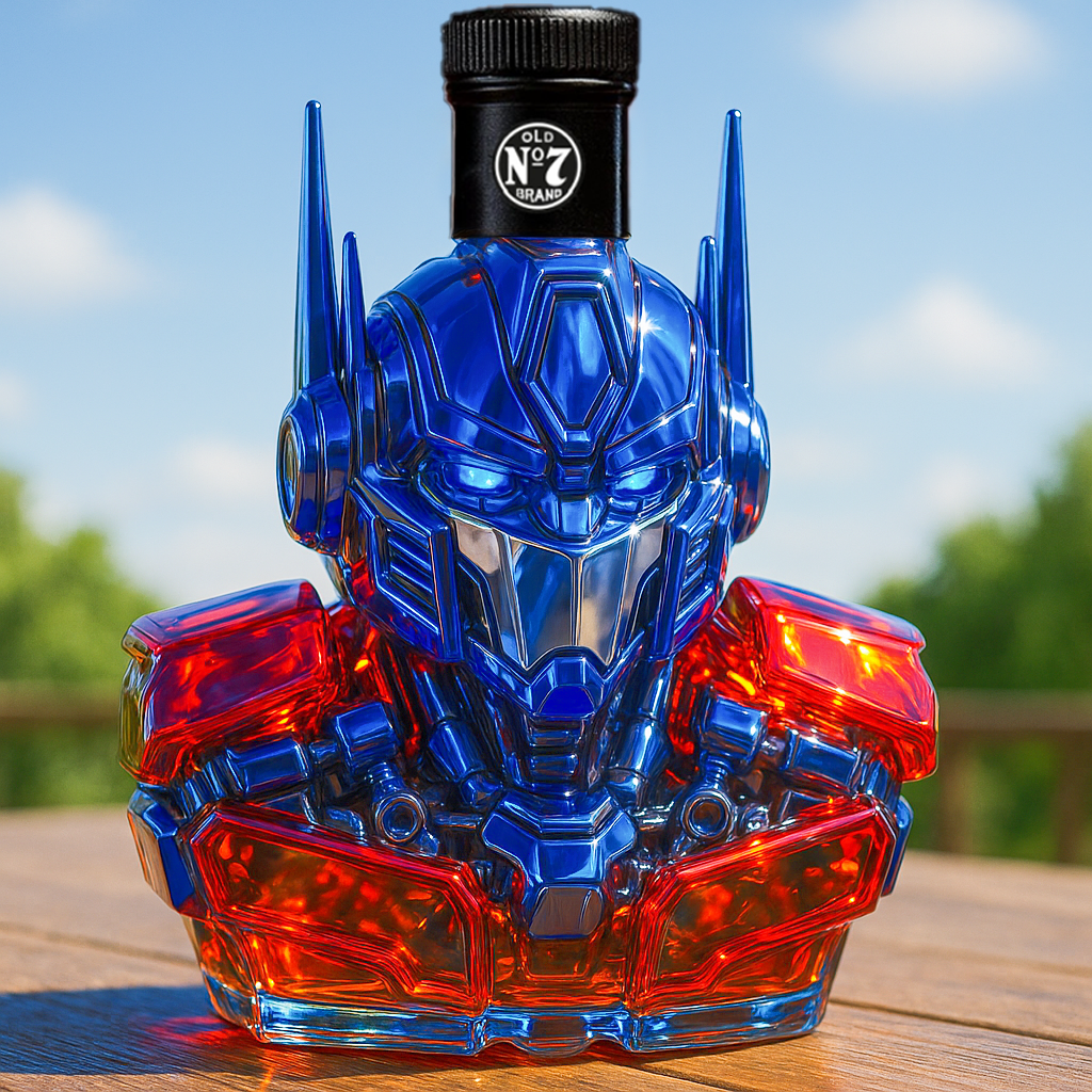 Optimus Prime Whiskey Bottle