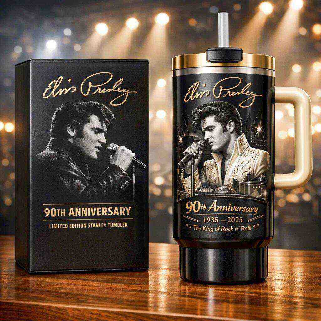 Elvis Presley 90th Anniversary Limited Edition Tumbler