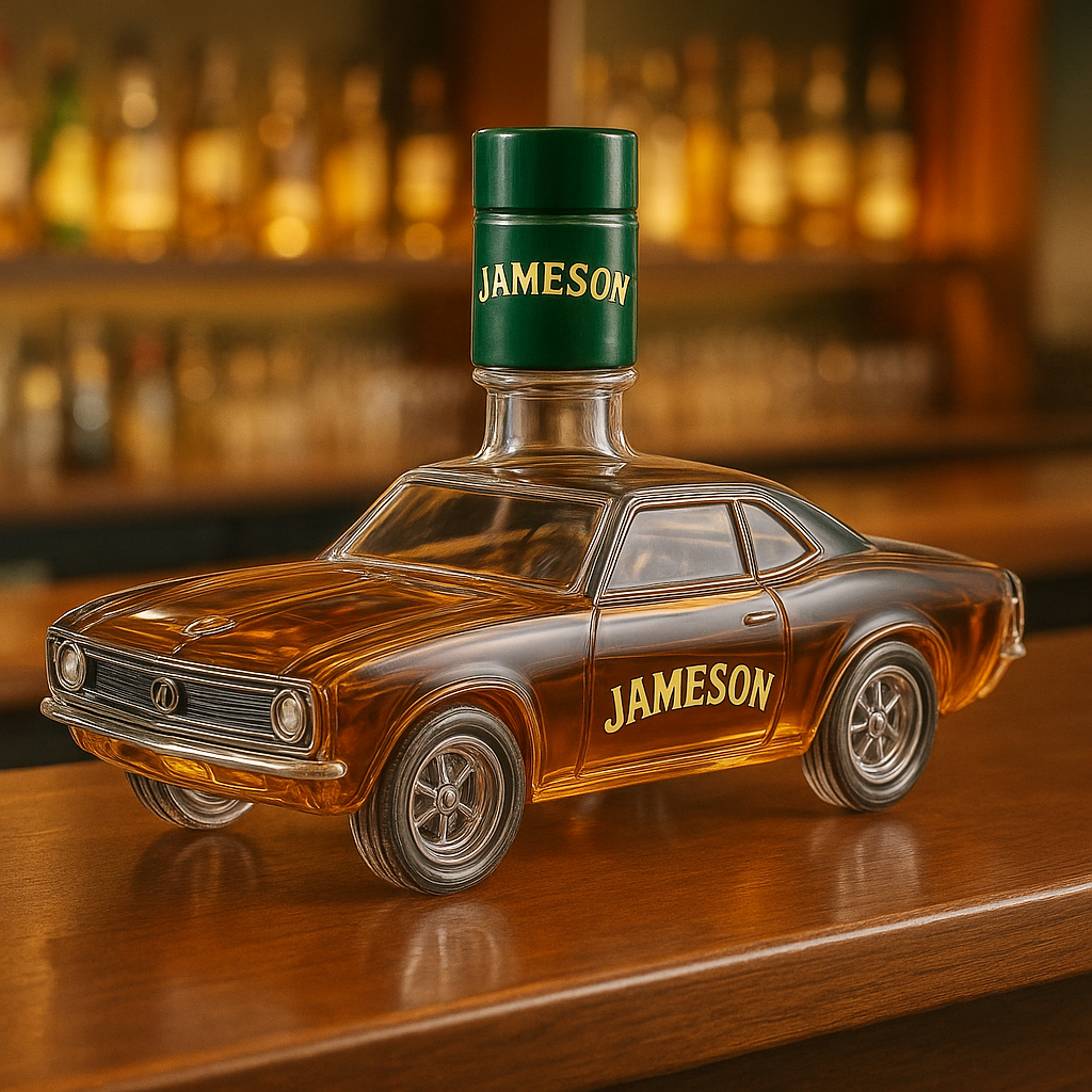 Muscle Car Whiskey Bottle