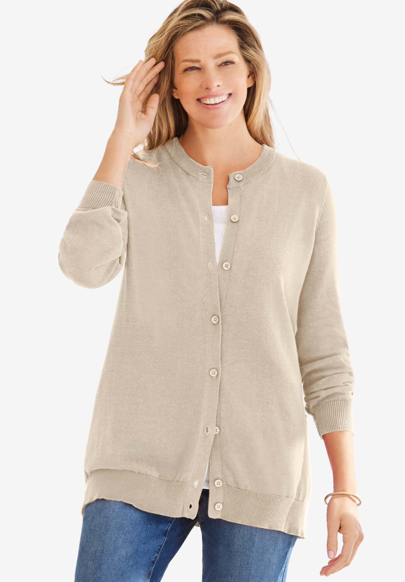 Perfect Long-Sleeve Cardigan