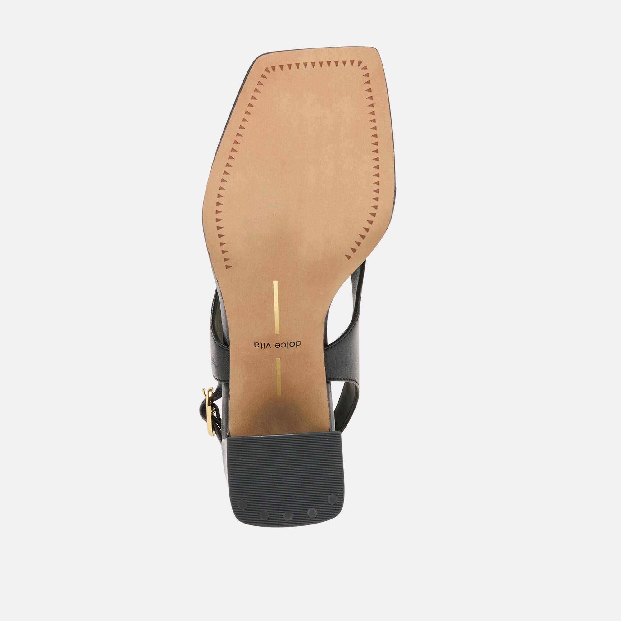 YVES HEELS BLACK LEATHER