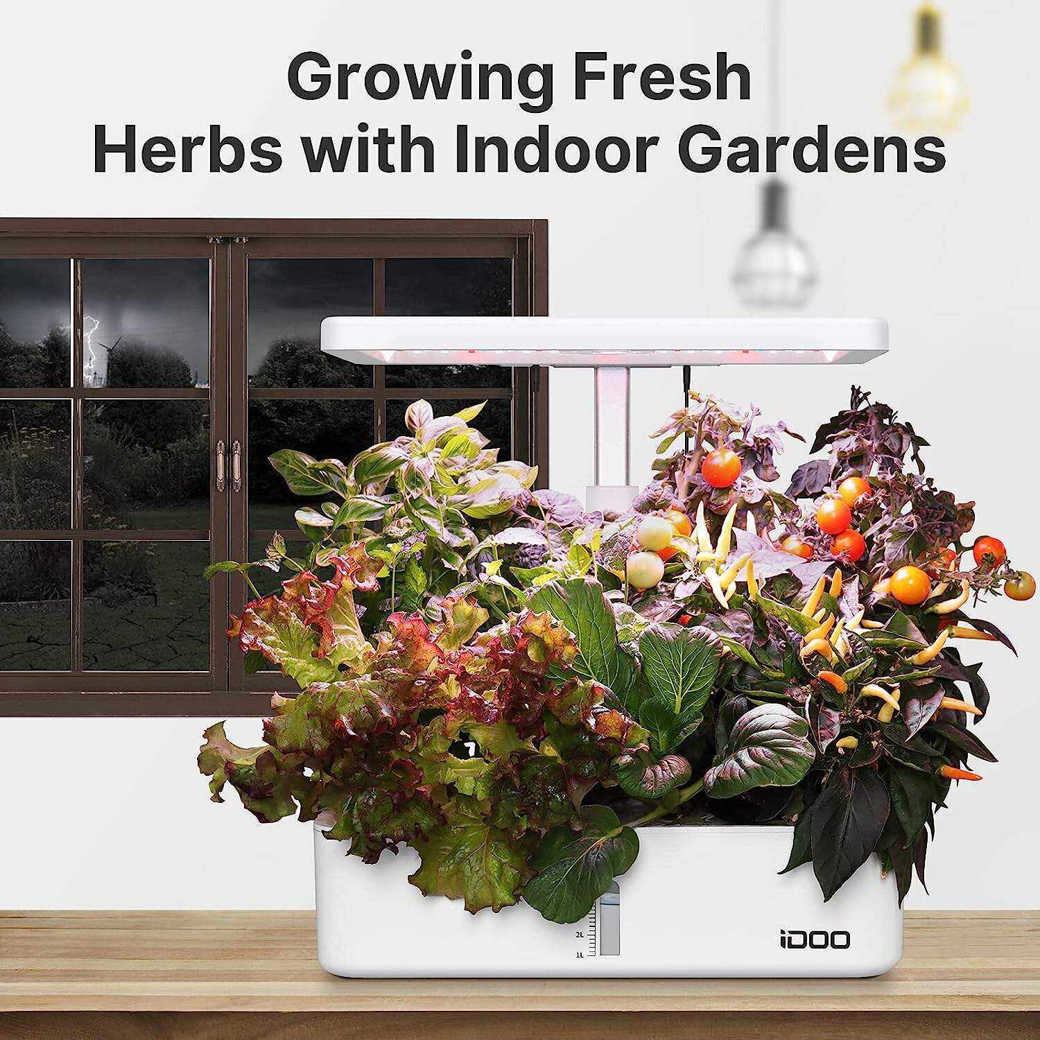 Hydroponics Growing System 12Pods, Indoor Garden with LED Grow Light