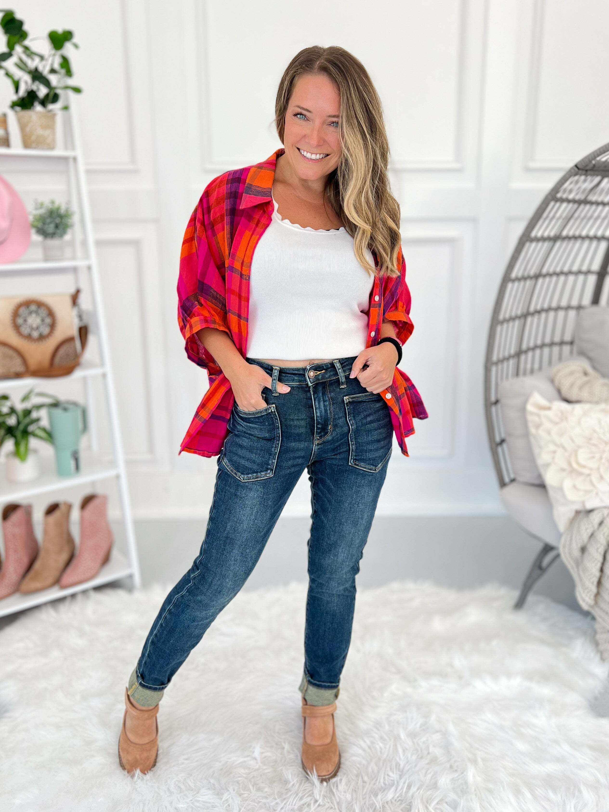 Christmas - Classic Relaxed Fit Denim Jeans- Final Sale