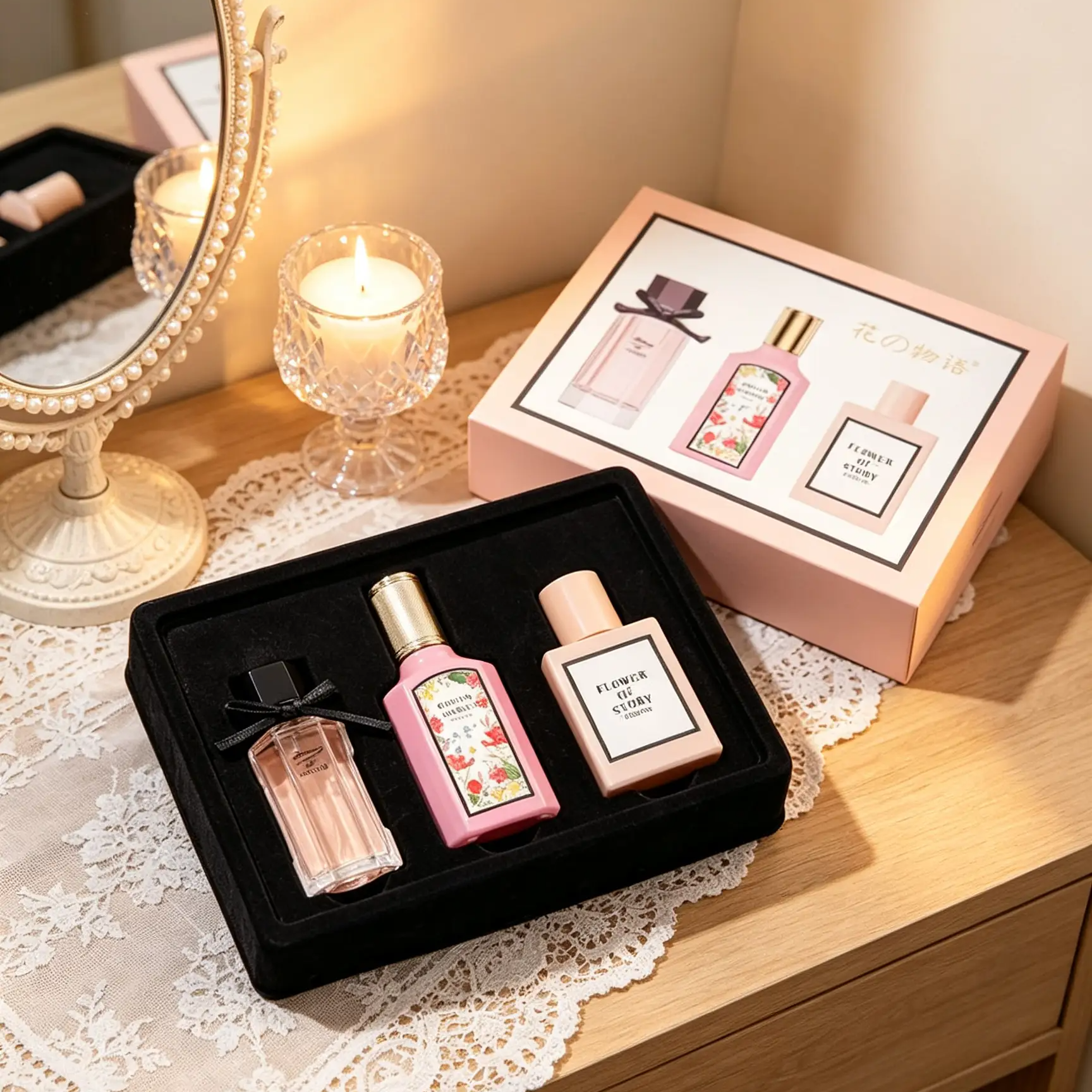 Hana Monogatari 4-Piece Mini Women Perfume Gift Set  25ml*4
