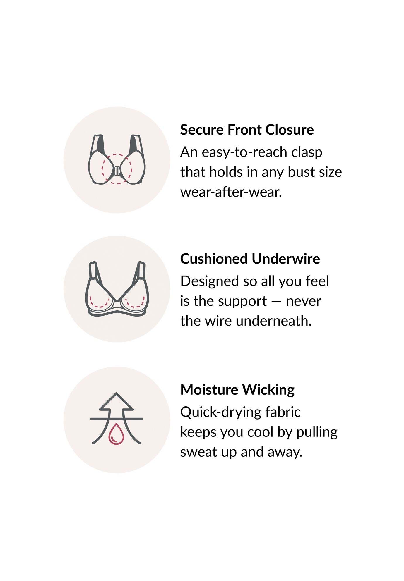 Wonderwire® Front-Close Underwire Bra 1245