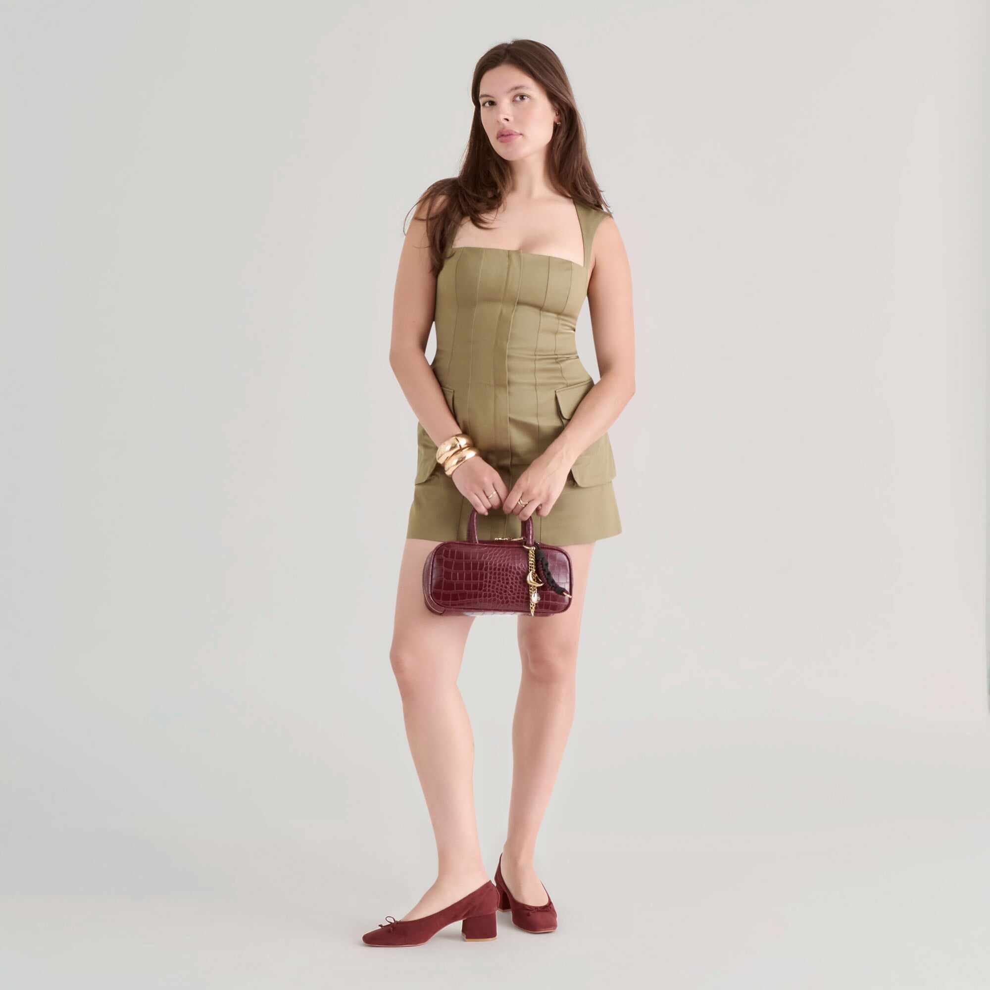 KARMIN HEELS BRANDY SUEDE
