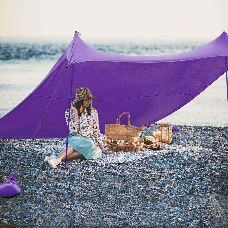 10 x 9 Foot Family Beach Tent Canopy Sunshade