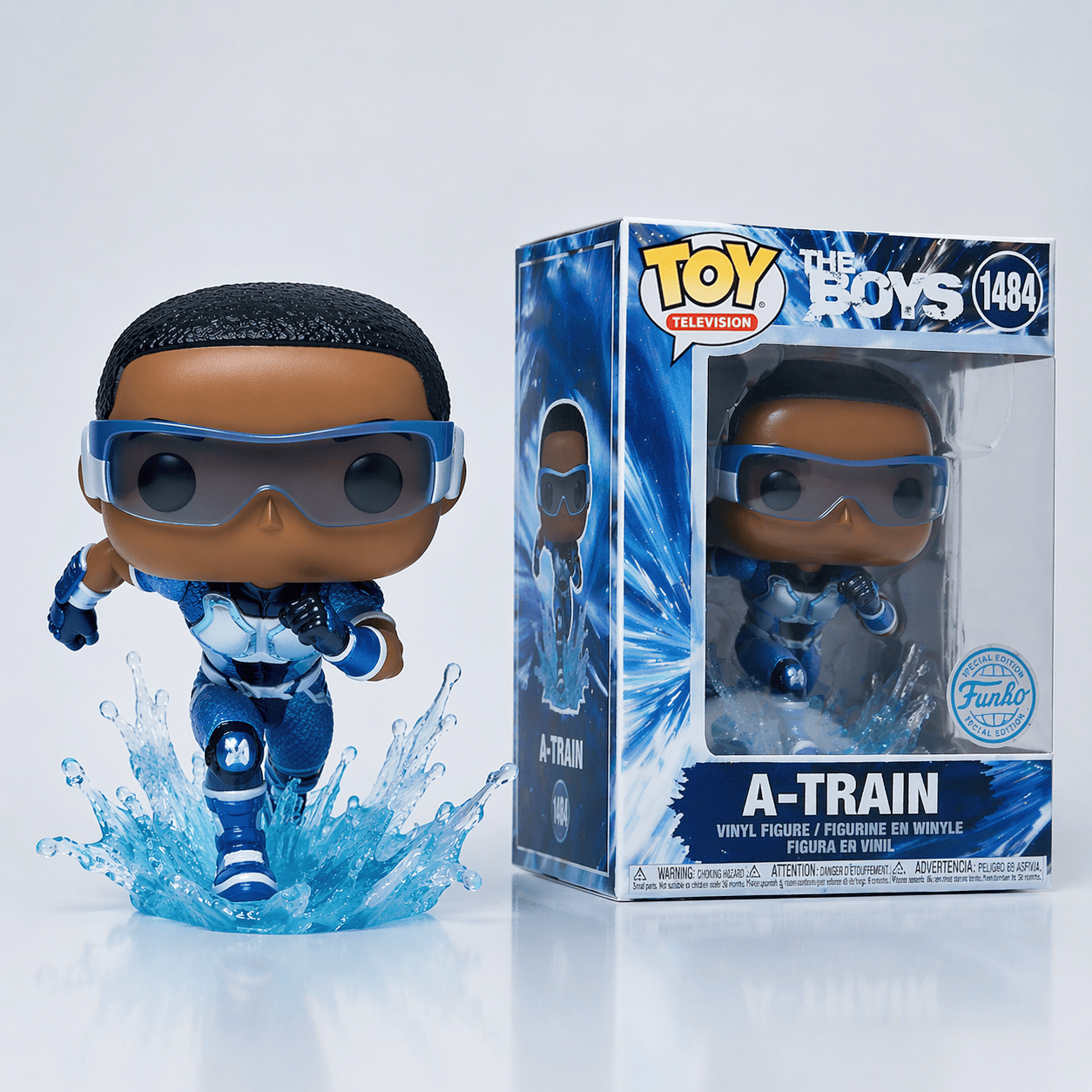 ⚡ The Boys A-Train Speedster Diorama Limited Edition Funko Pop Figure 🚄