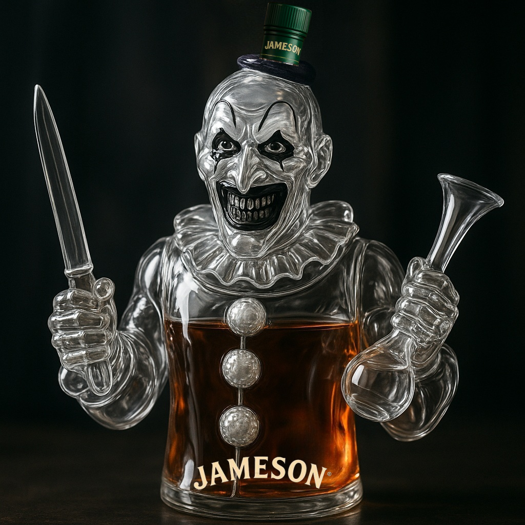Art the Clown Whiskey Bottle
