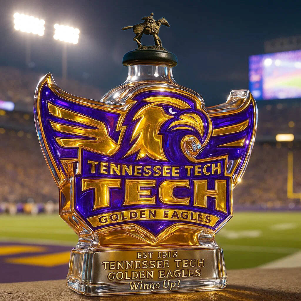 TTH Golden Eagles Limited Edition Whiskey Bottle