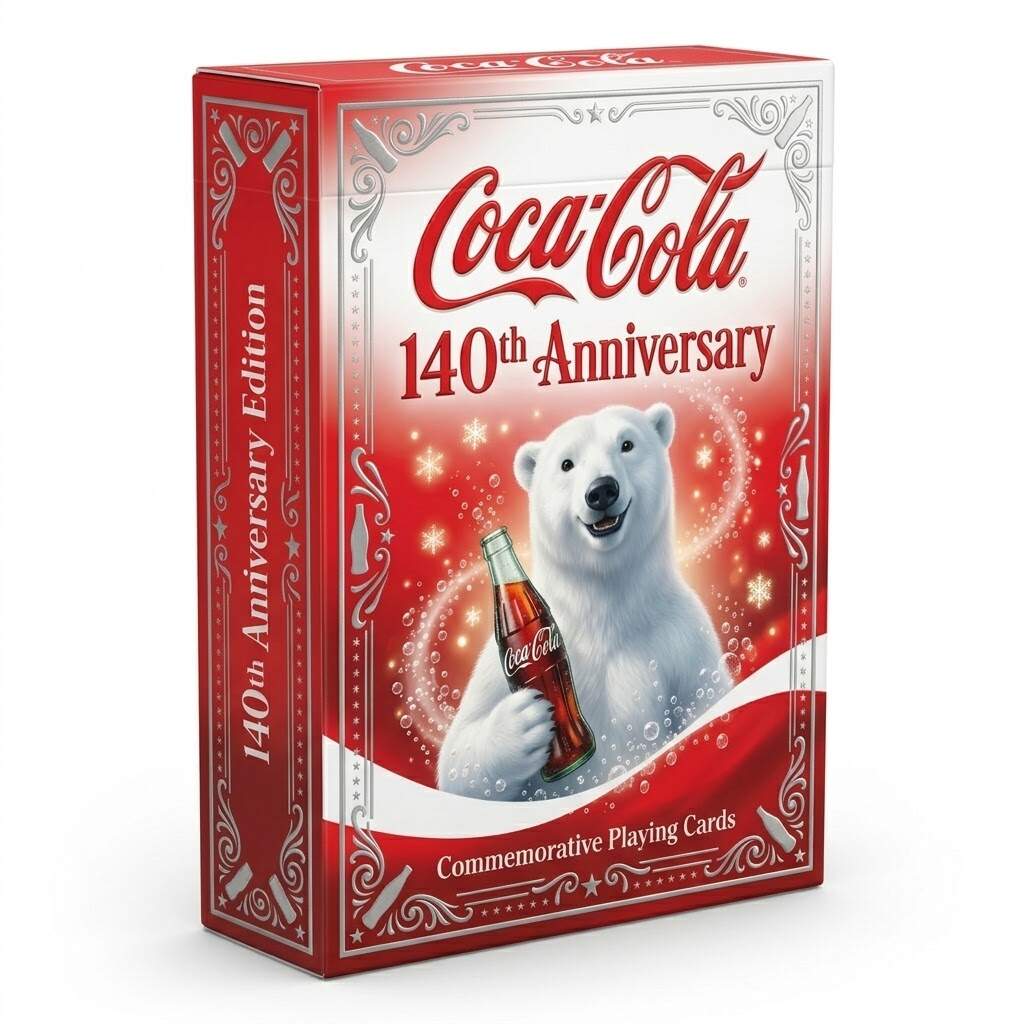 Coca-Cola 140th Anniversary Commemorative Playing Cards