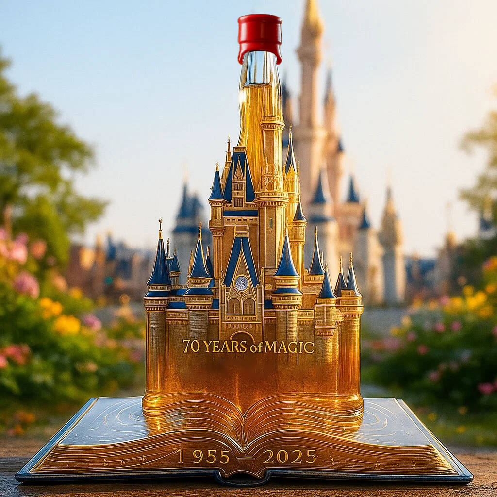 Disney Cinderella Castle Whisky Bottle