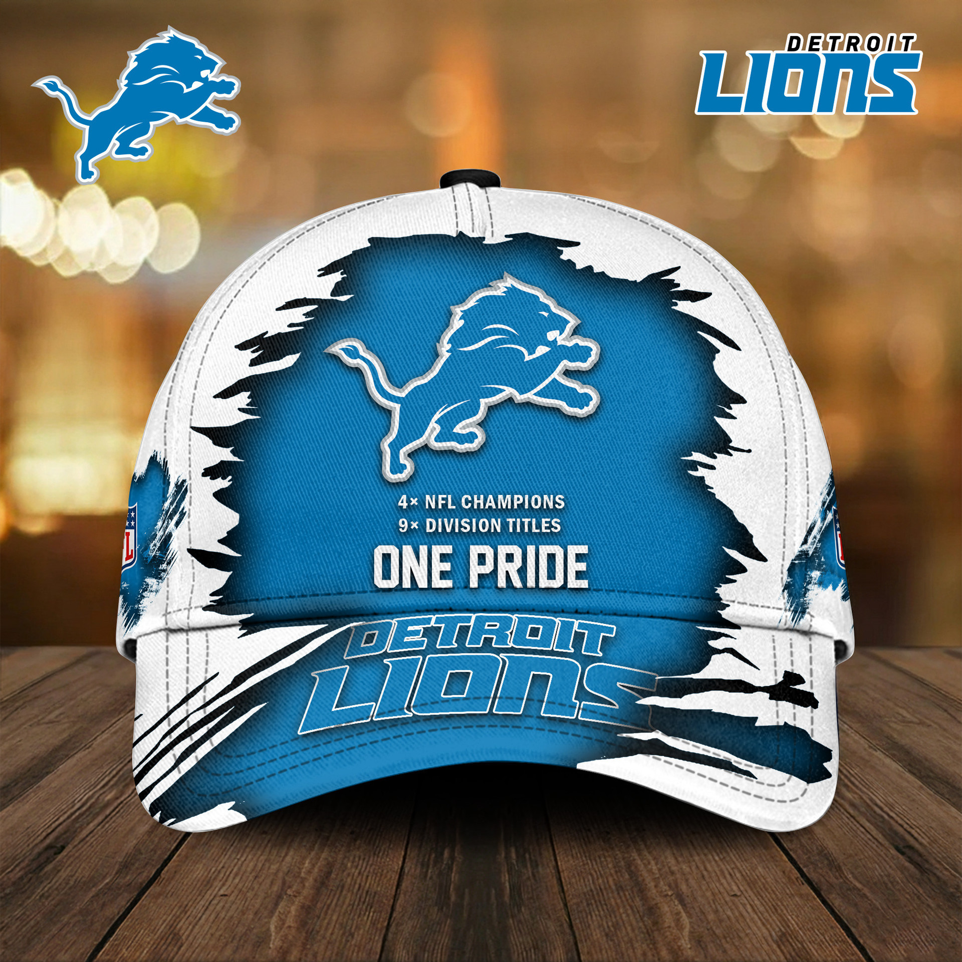 Detroit Lions | Premium NFL Victory Legacy Classic Cap TD