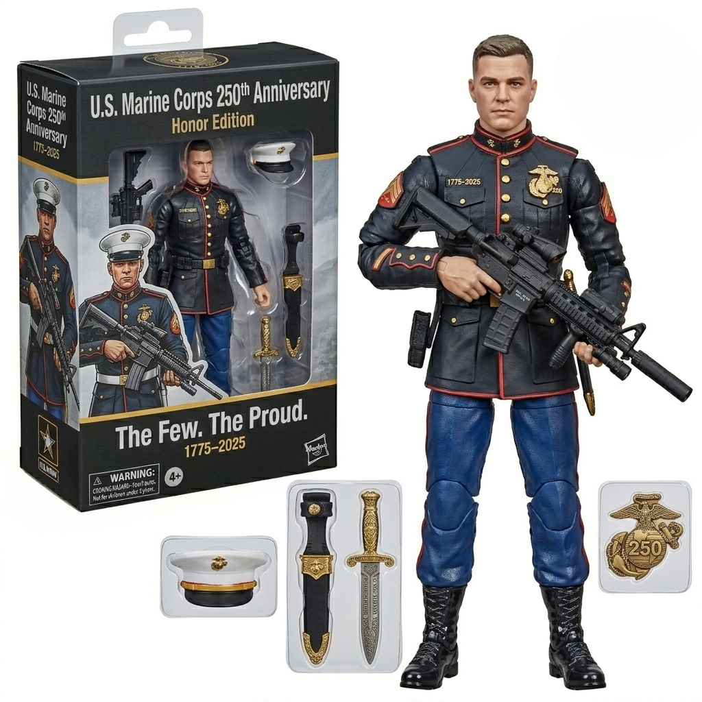 G.I. Joe: U.S. 250th Anniversary Military Collectible 6 Inch Action Figure Set