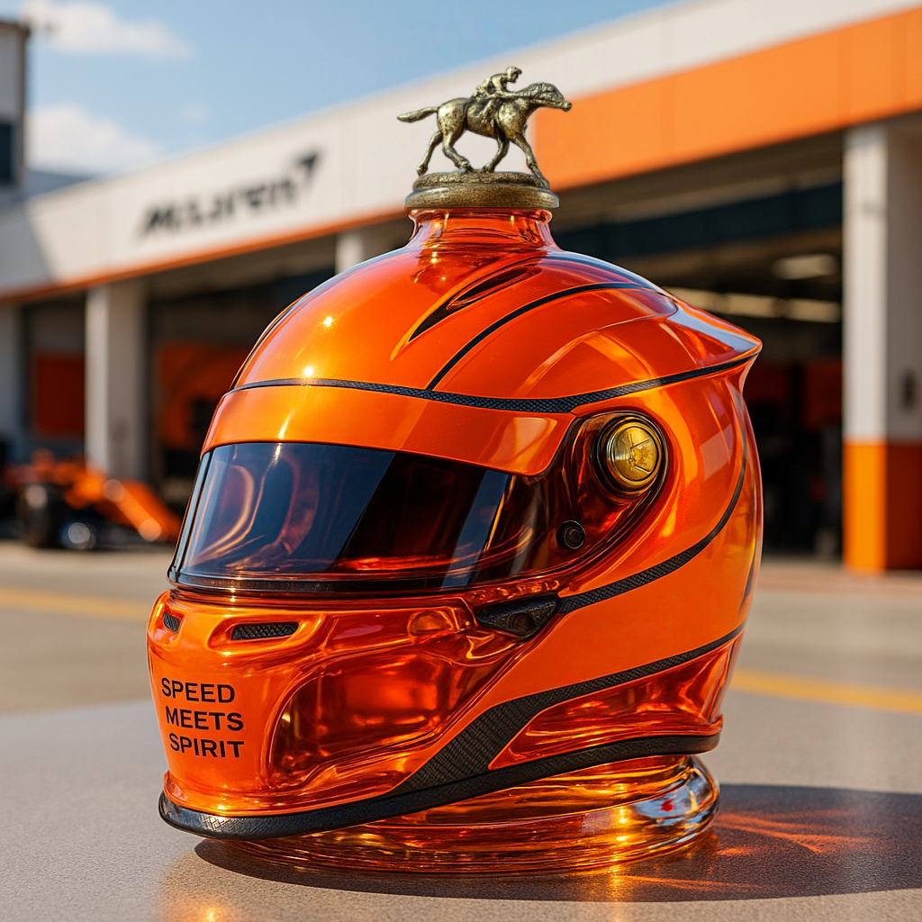 McL Helmet Edition Whiskey Bottle
