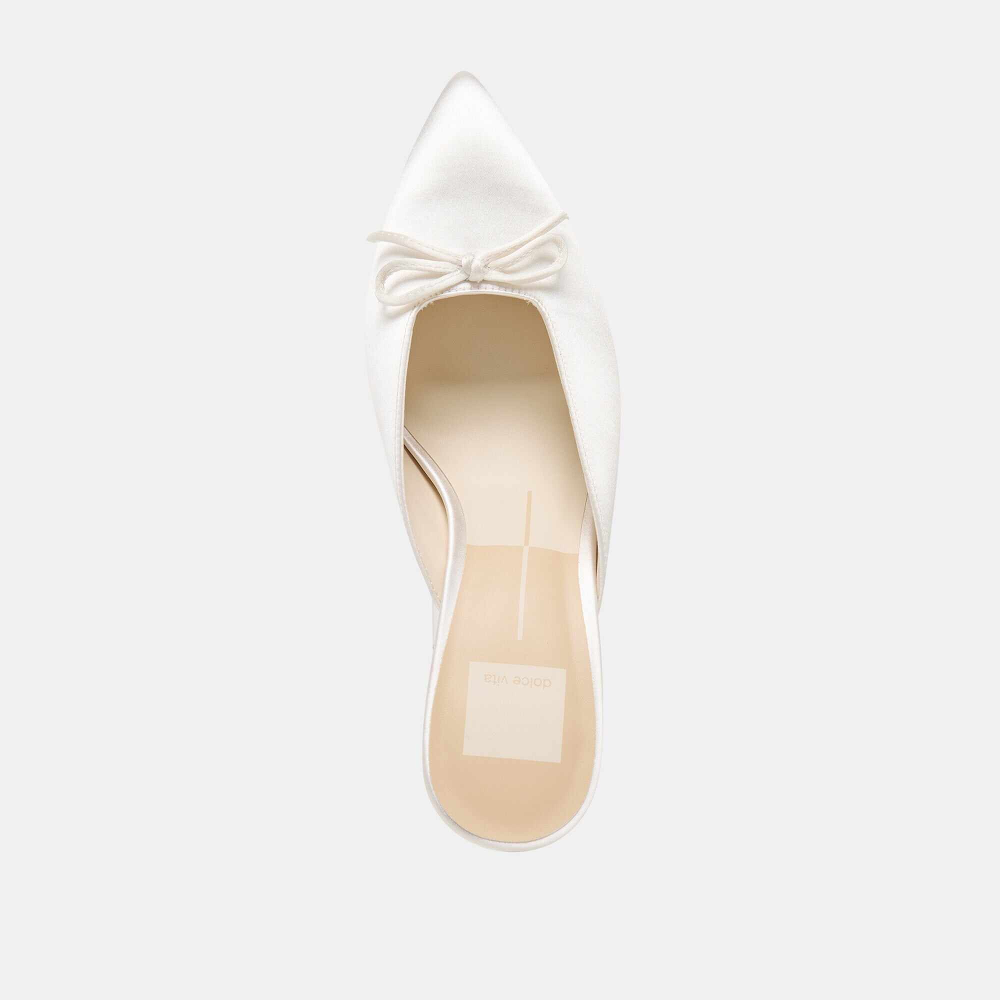 CLEO HIGH HEELS OFF WHITE SATIN