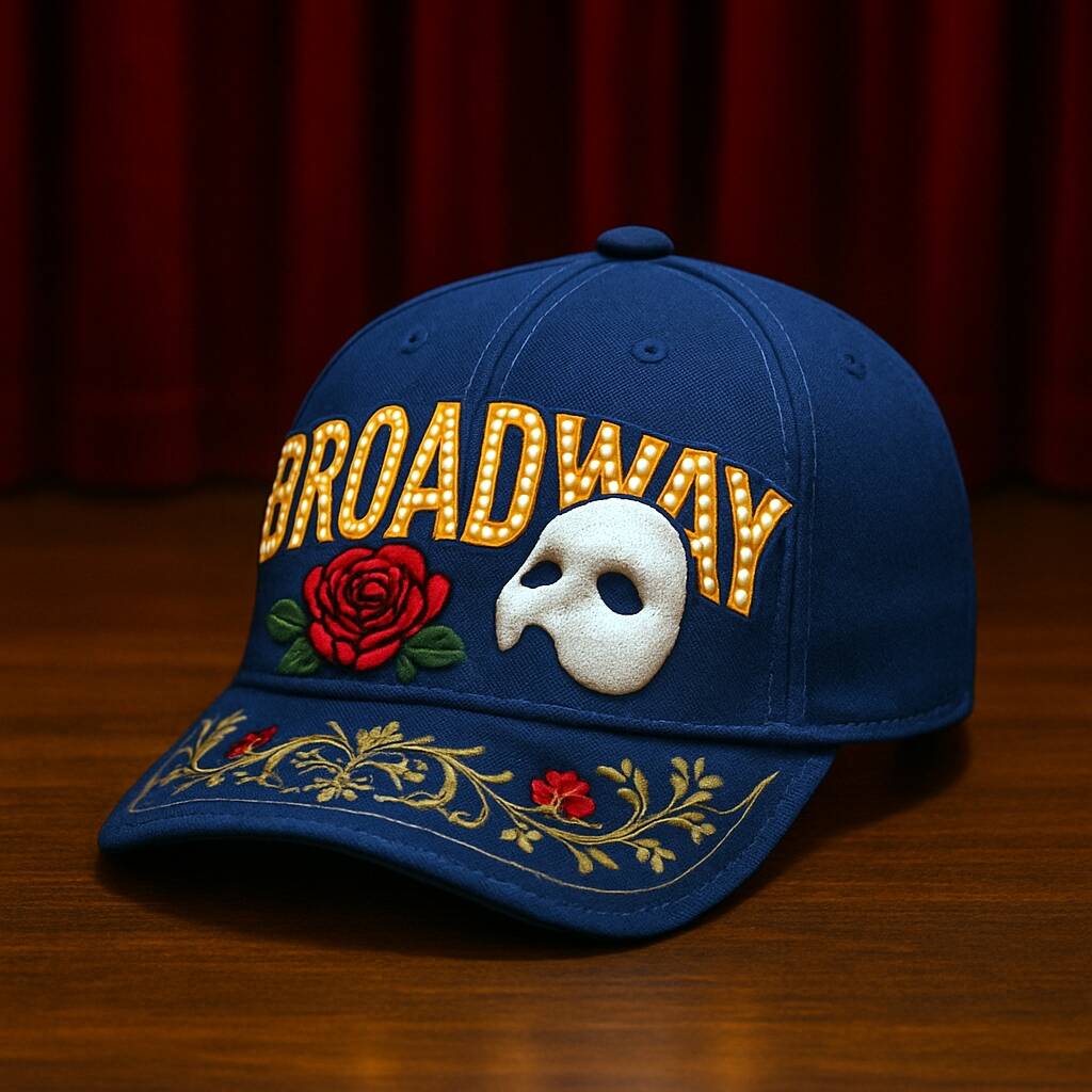 Broadway Hand-Embroidered Baseball Cap
