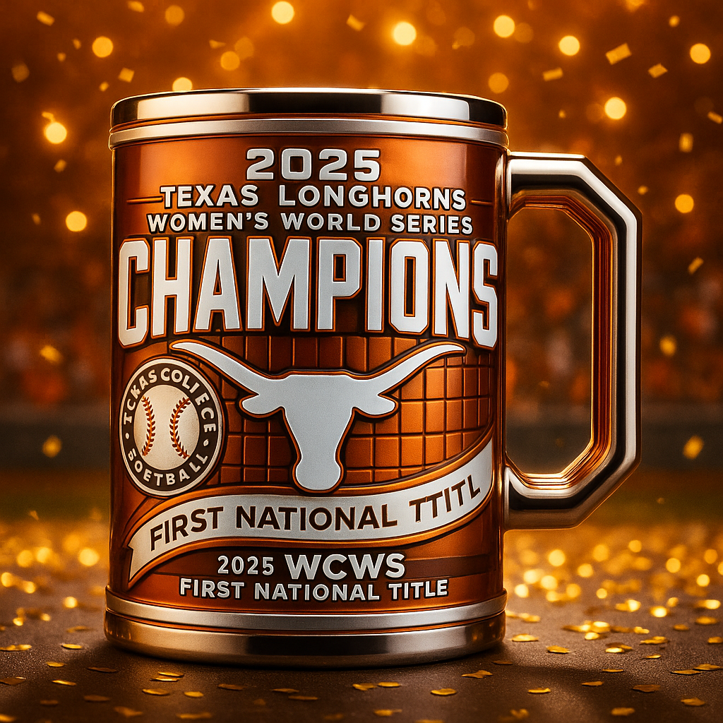Texas Longhorns WCWS Champion Mug