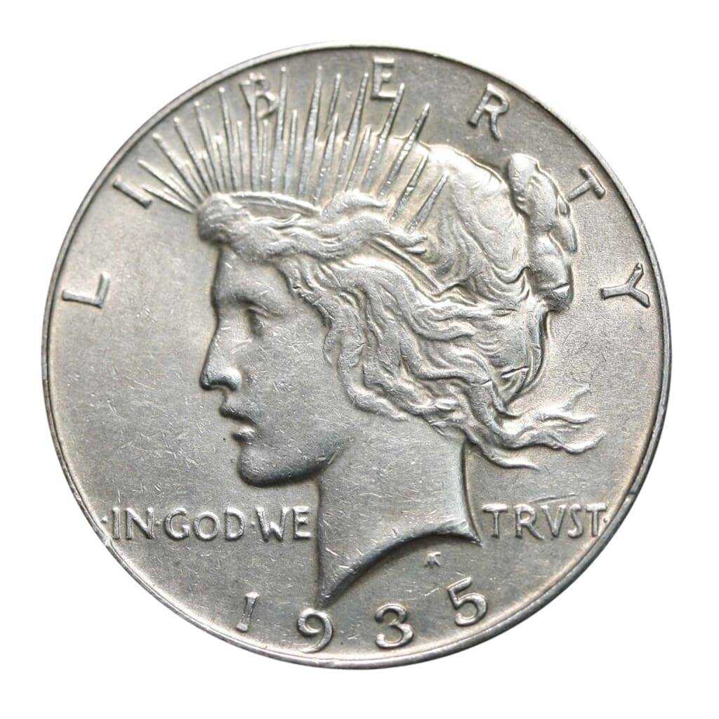 1922-1935 - 90% Silver Peace Dollar About Uncirculated