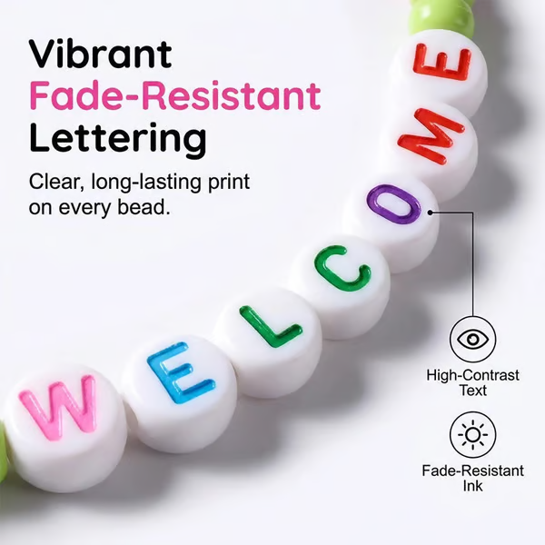 🔥Last Day 69% OFF - ✨🌈Pack of 25 Welcome BeadBracelets - StrengthenClassroom Friendship & SpreadWarm Kindness!