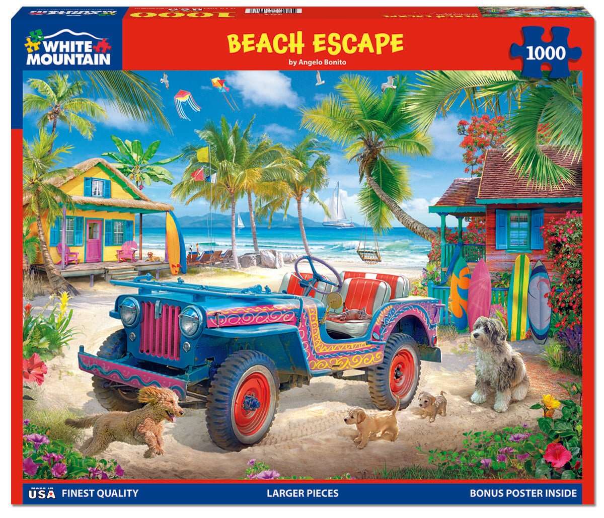 Beach Escape (2098pz) - 1000 Piece Jigsaw Puzzle