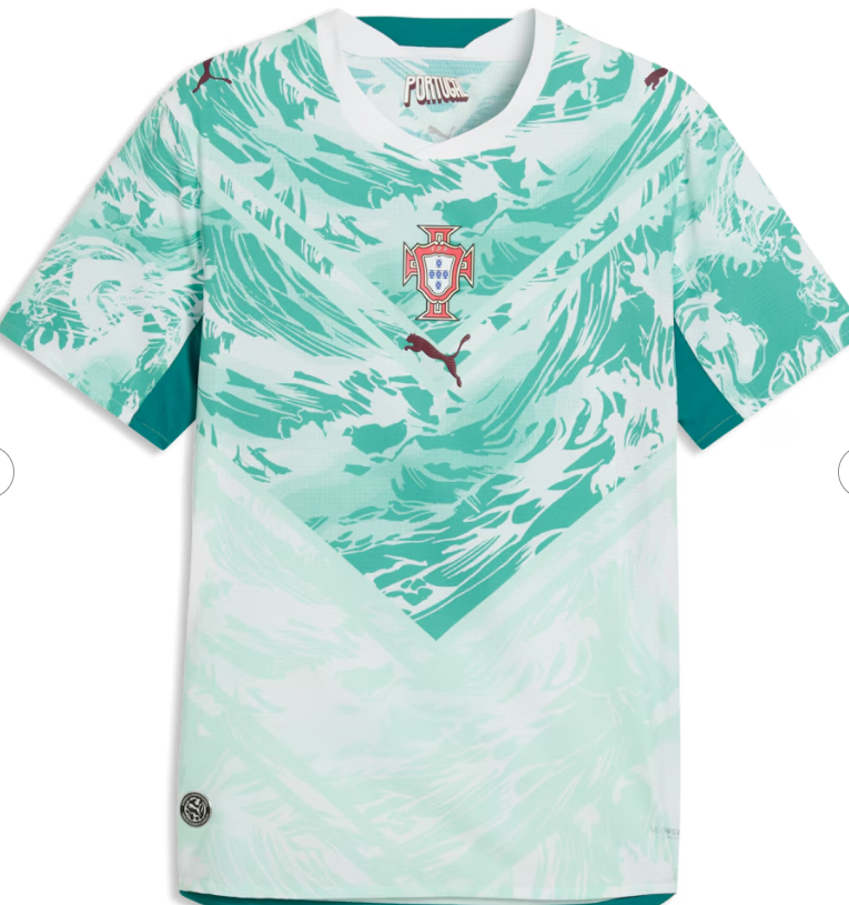 Portugal National Team Puma 2026 Away On-Field Authentic Jersey - White