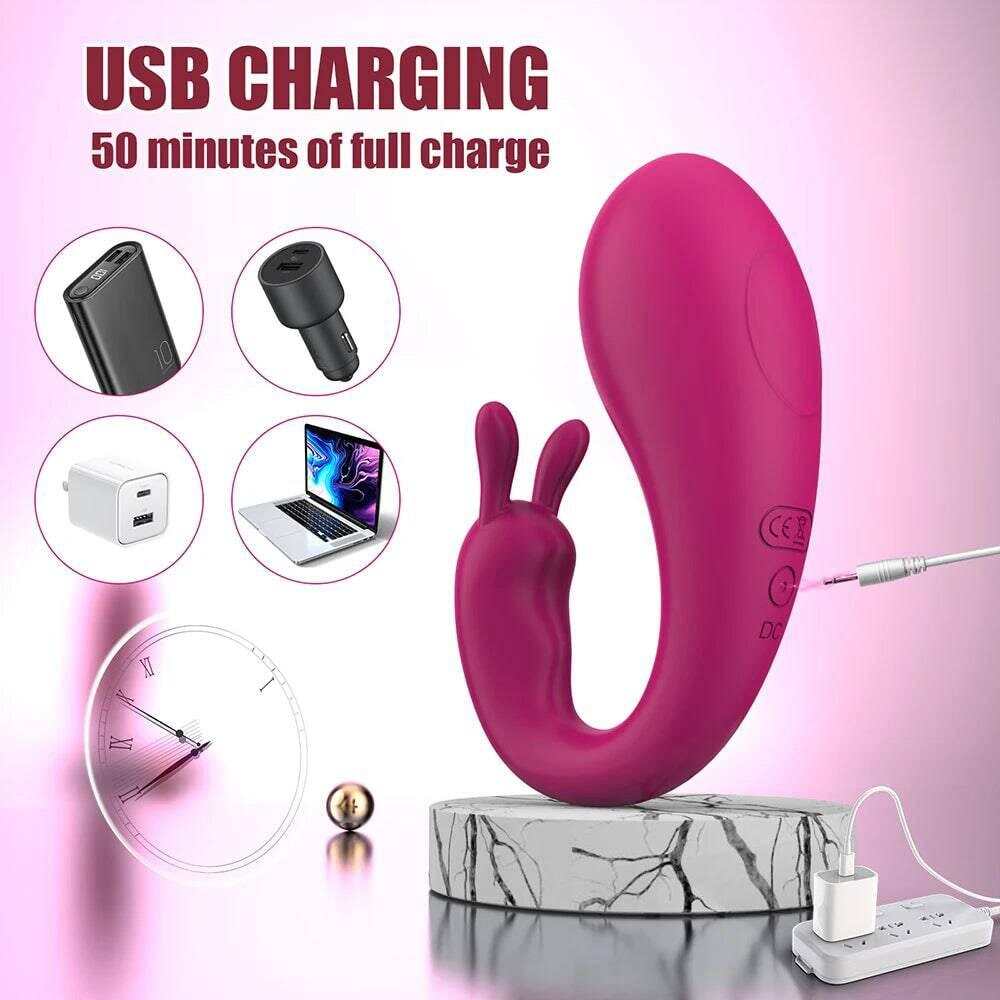 Bluetooth APP Wireless Vibrating G-Spot & Clitoris Stimulator