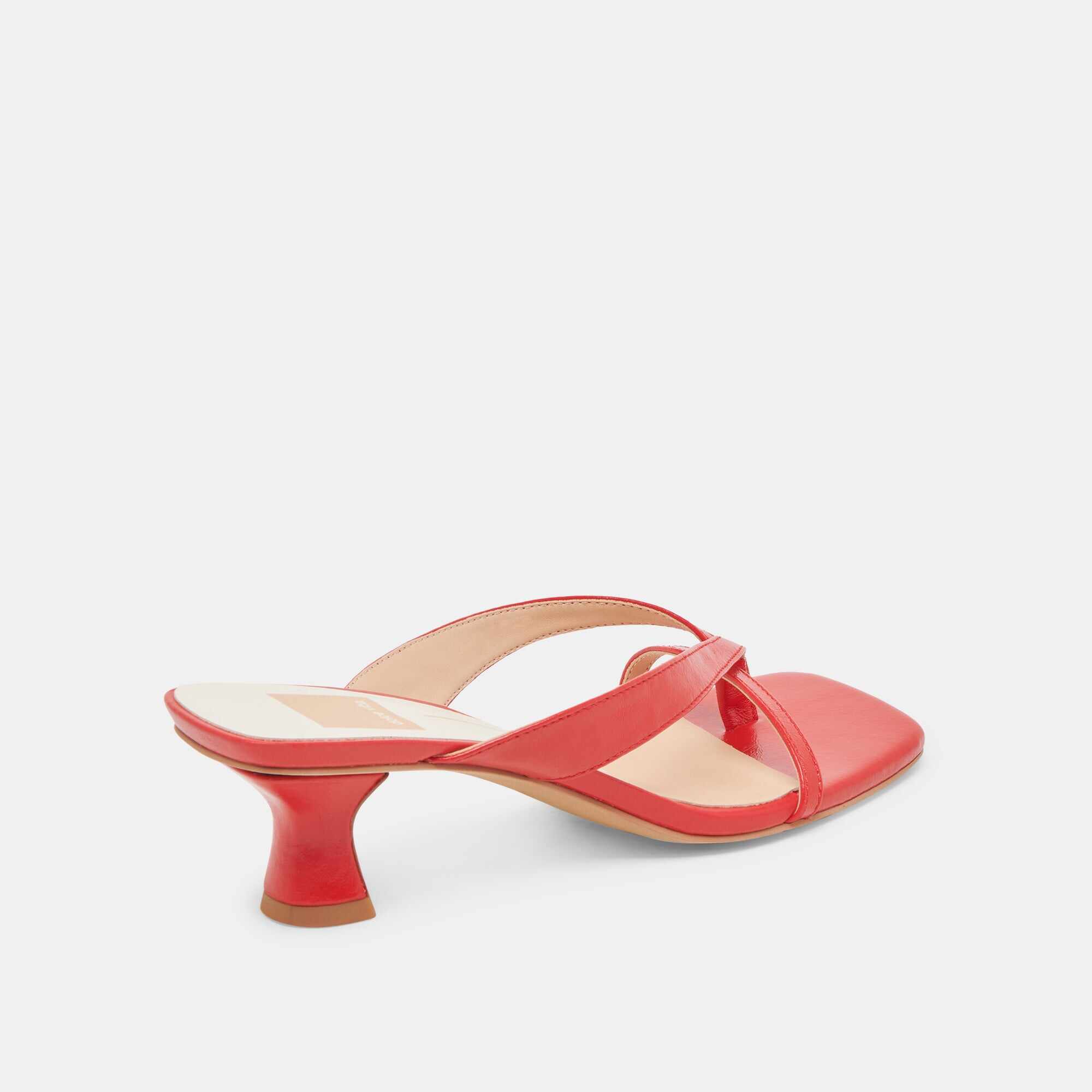 BREVEL WIDE HEELS CHILI LEATHER