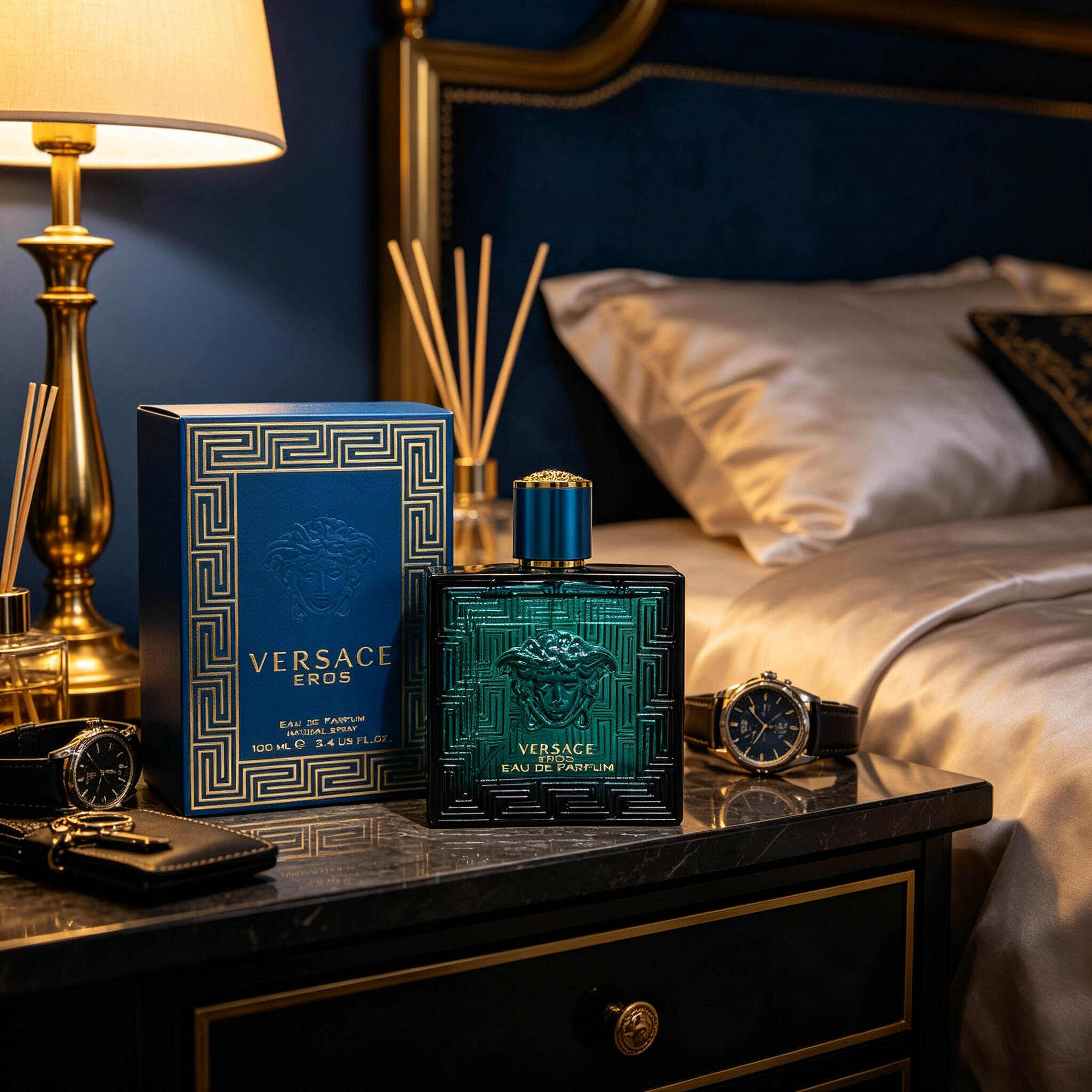 VERSACE Eros Men Perfume, Iconic Medusa Cologne-100ml