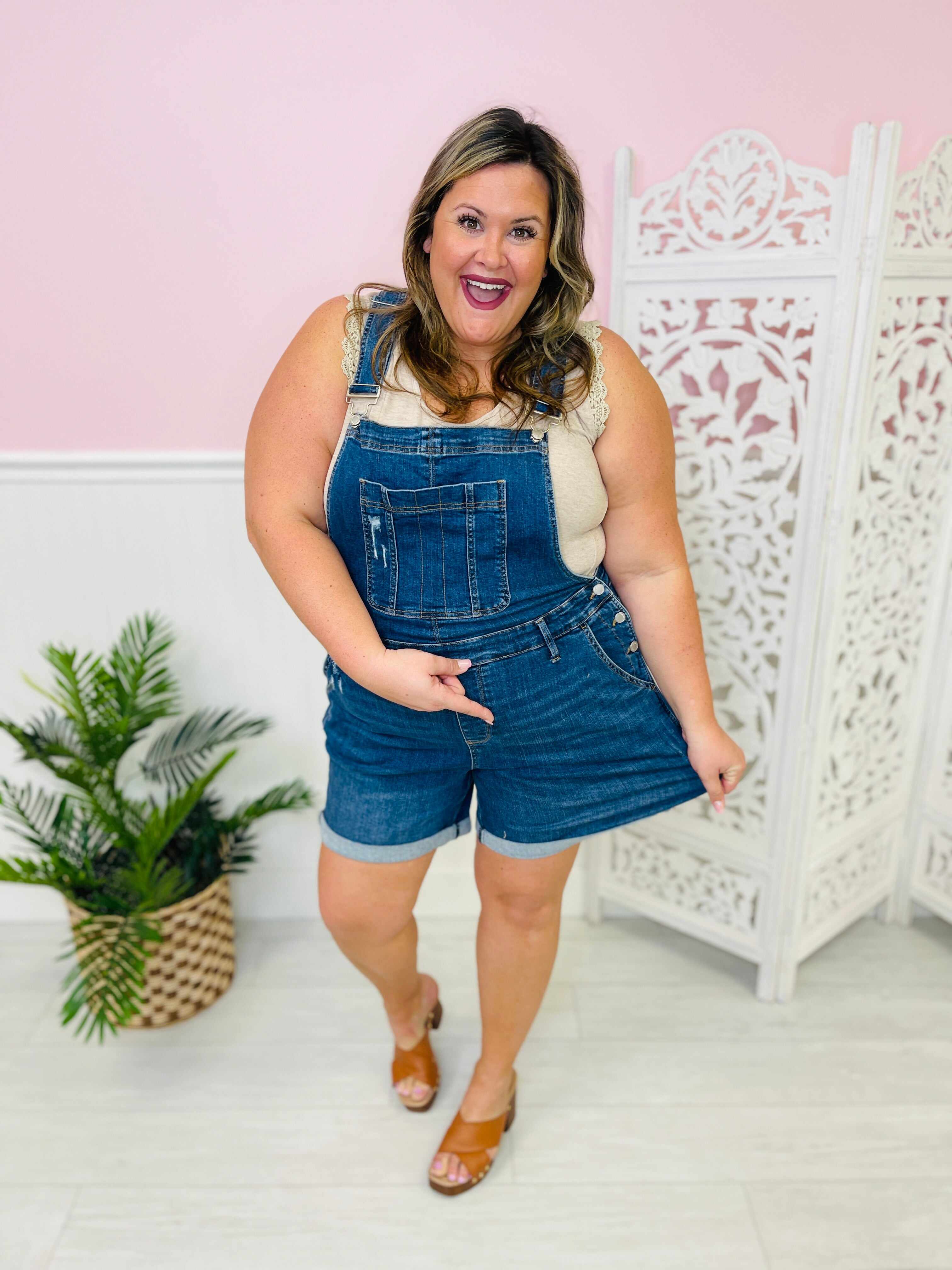 REG/CURVY Overachiever Double Cuff Overalls