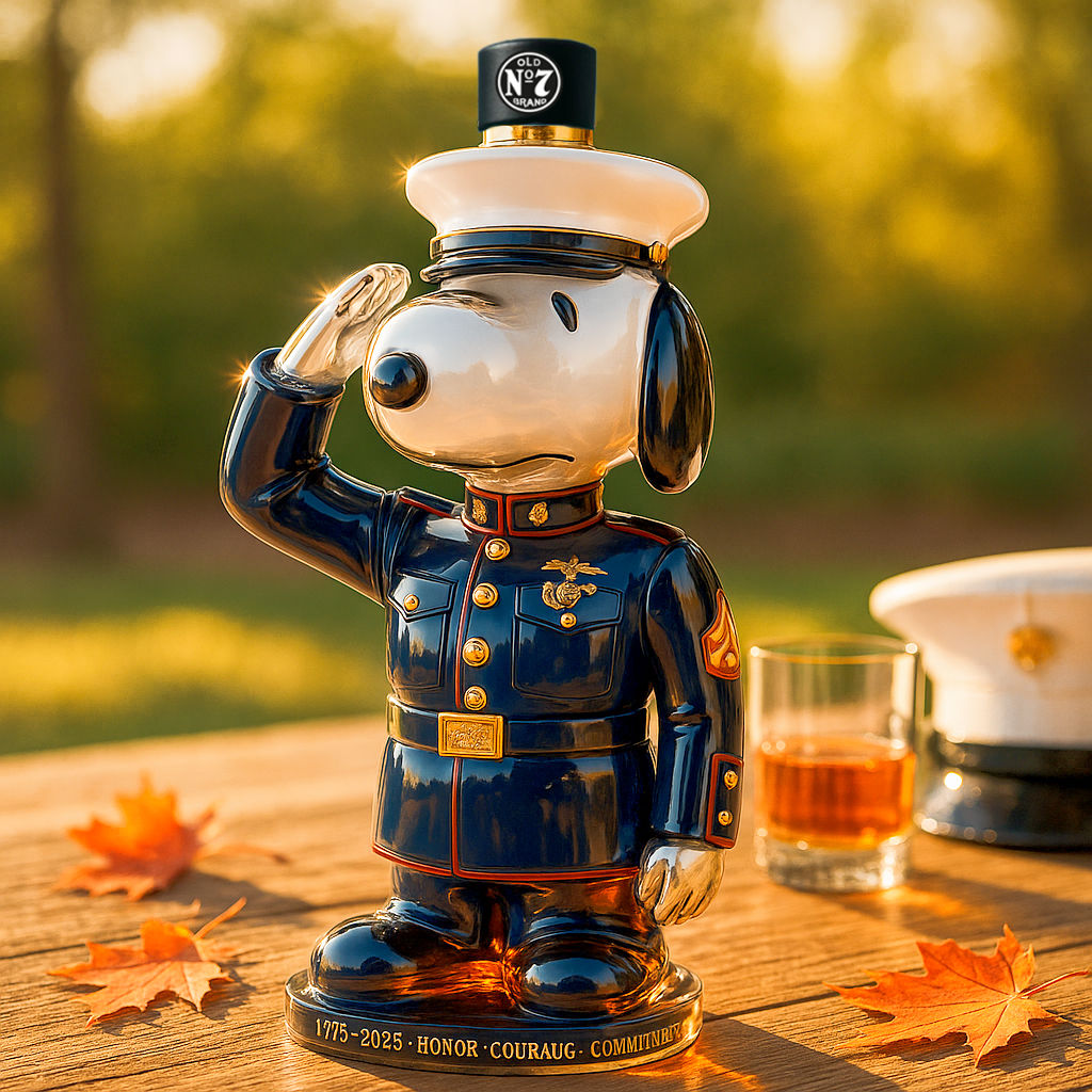 SNP Marine Corps Whiskey Bottle