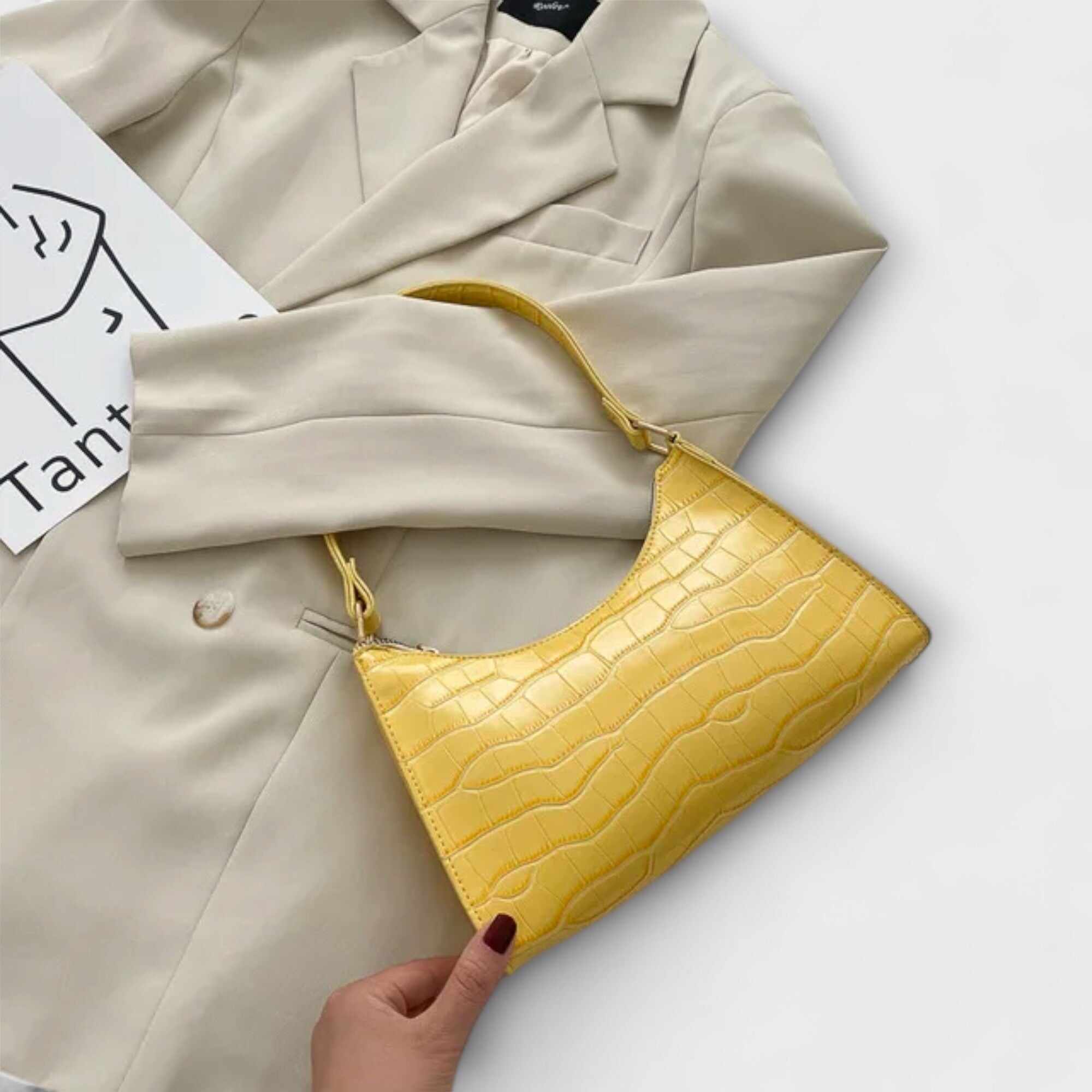 Olivia - Shiny Leather Bag